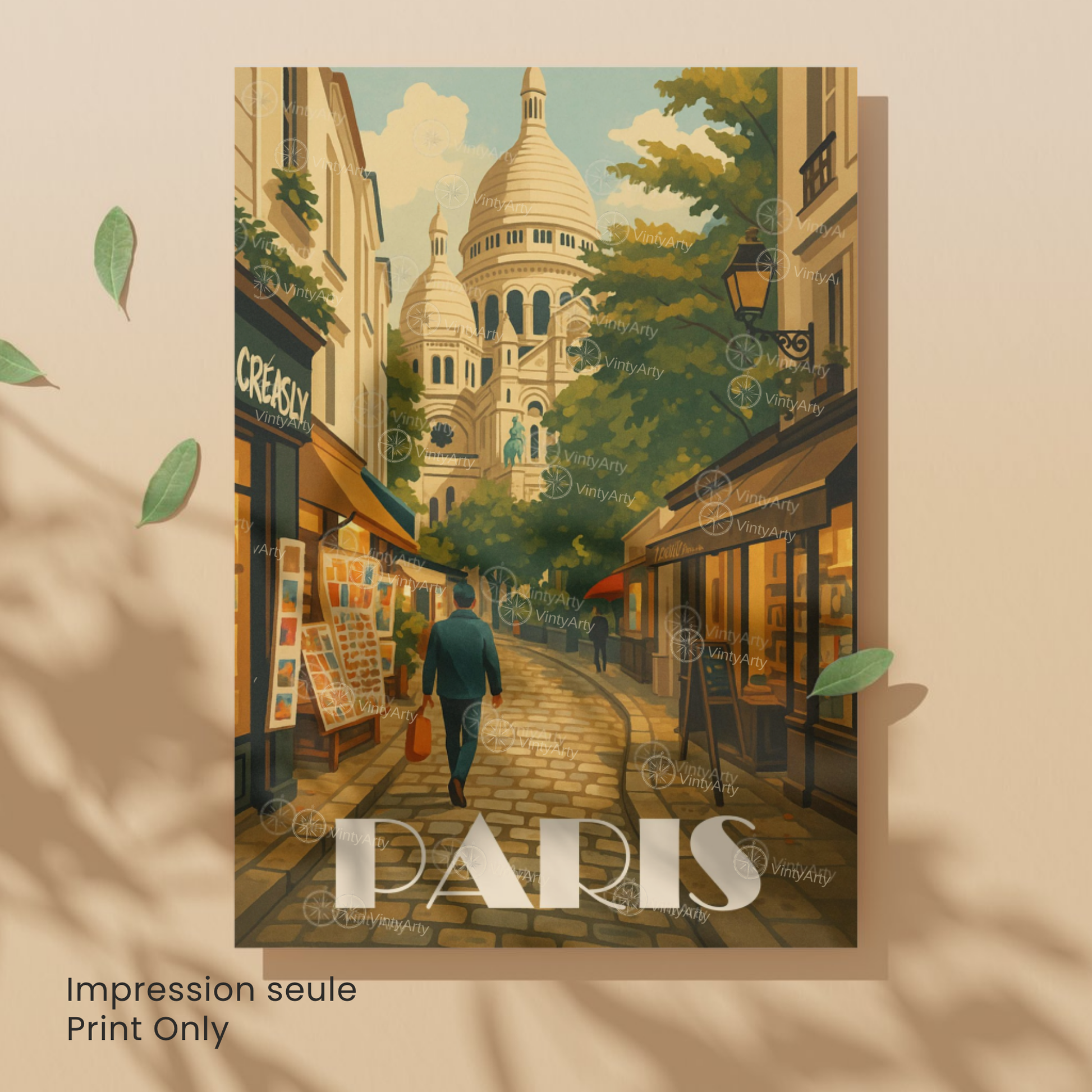 Affiche Paris | Impression Montmartre | Affiche France