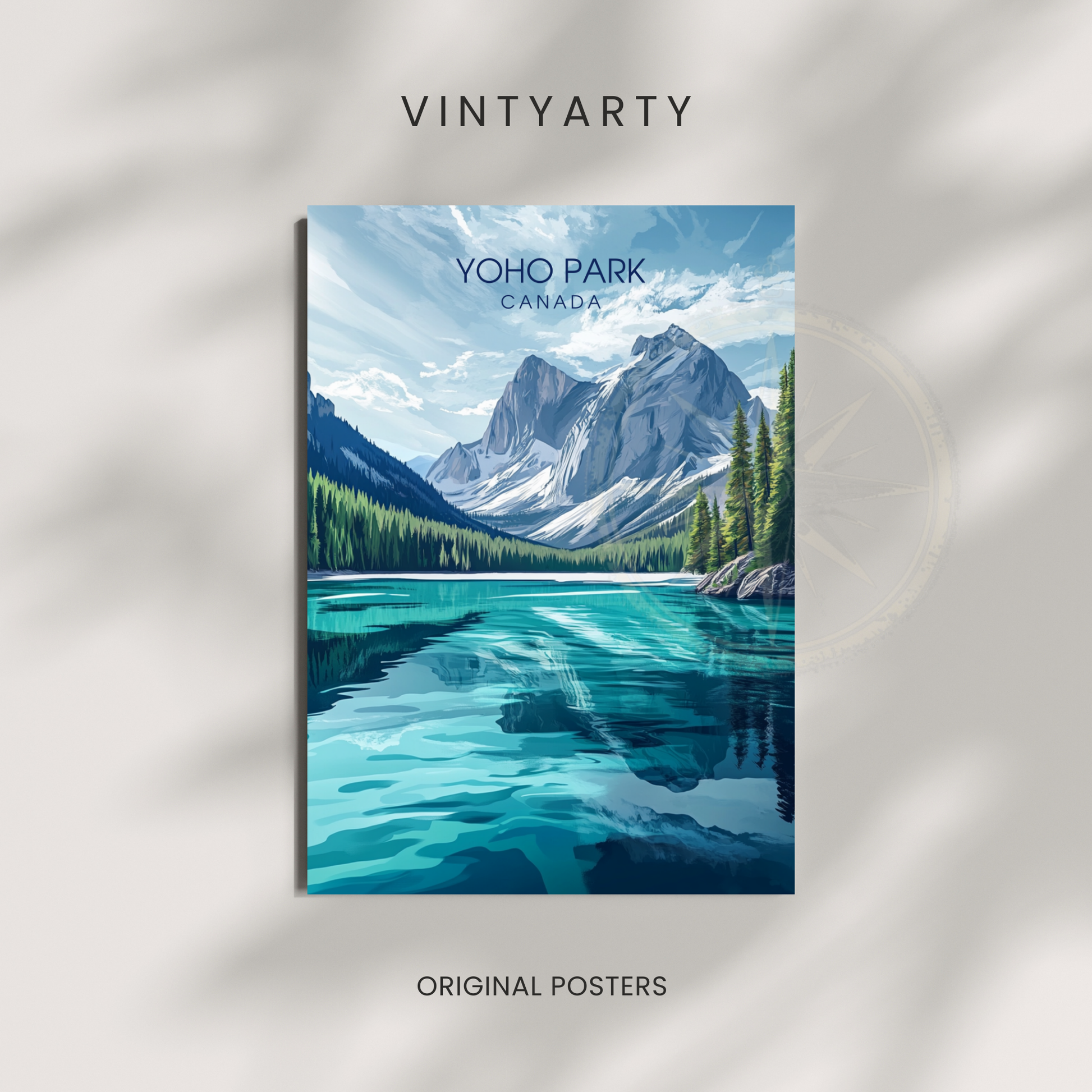 Affiche Parc national de Yoho | Impression Canada | Affiche Canada