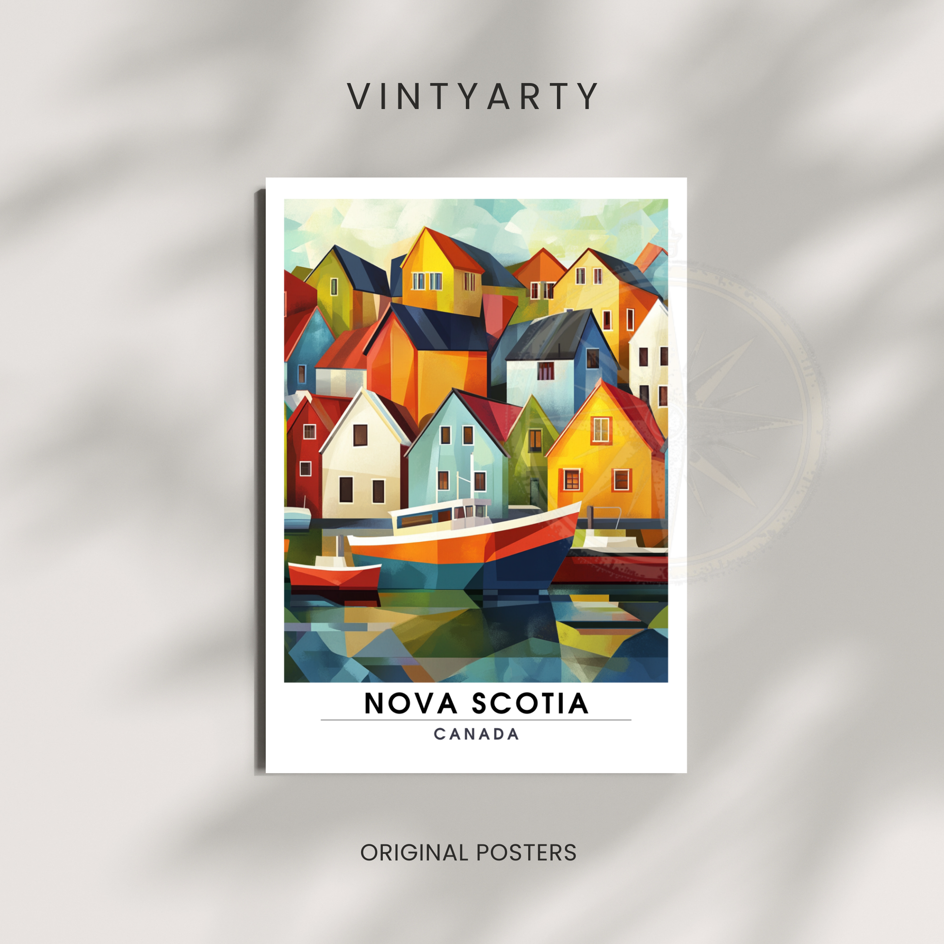 Affiche Nouvelle Écosse | Poster décoratif Canada | Affiche Canada