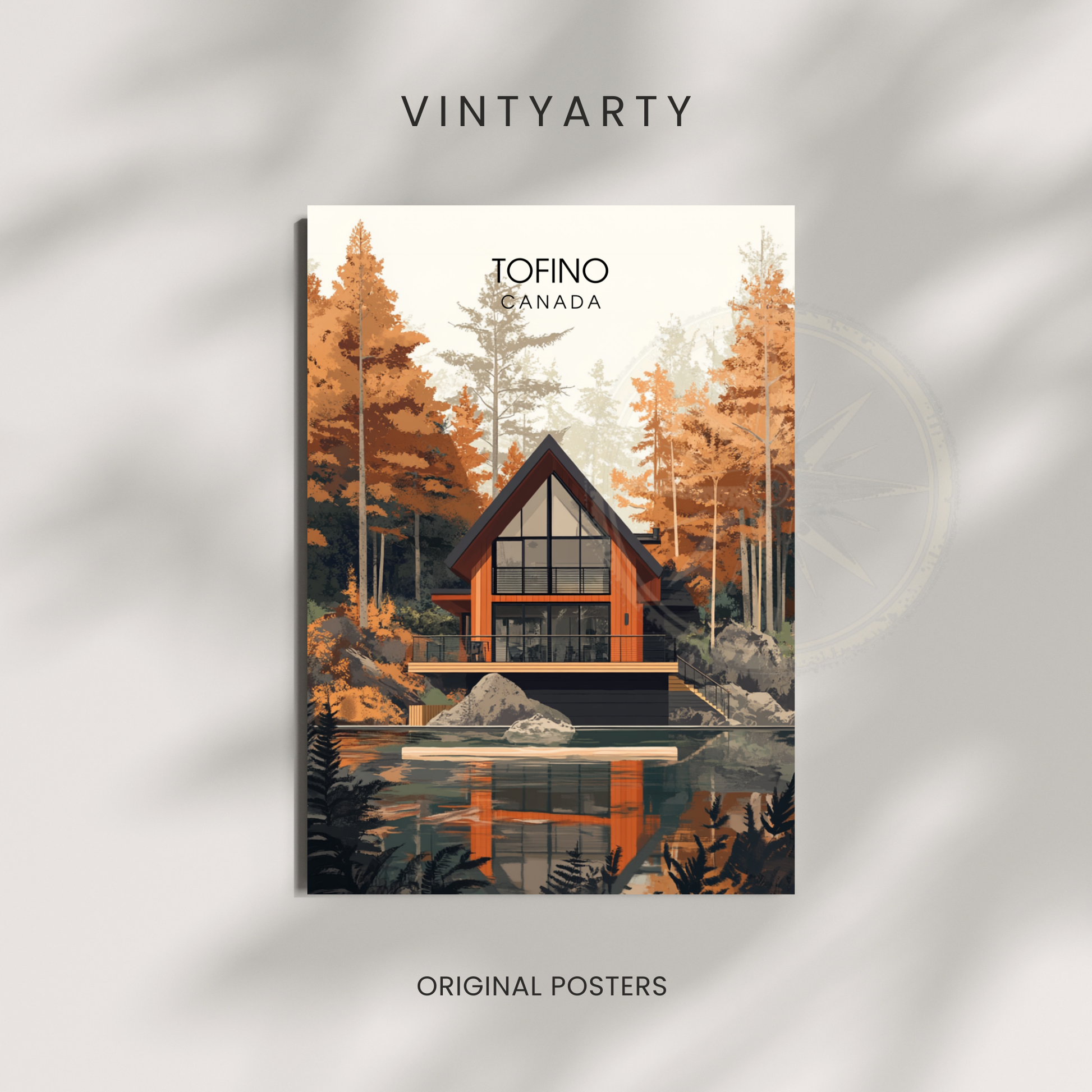 Affiche Tofino | Impression de voyage Canada | Affiche Canada