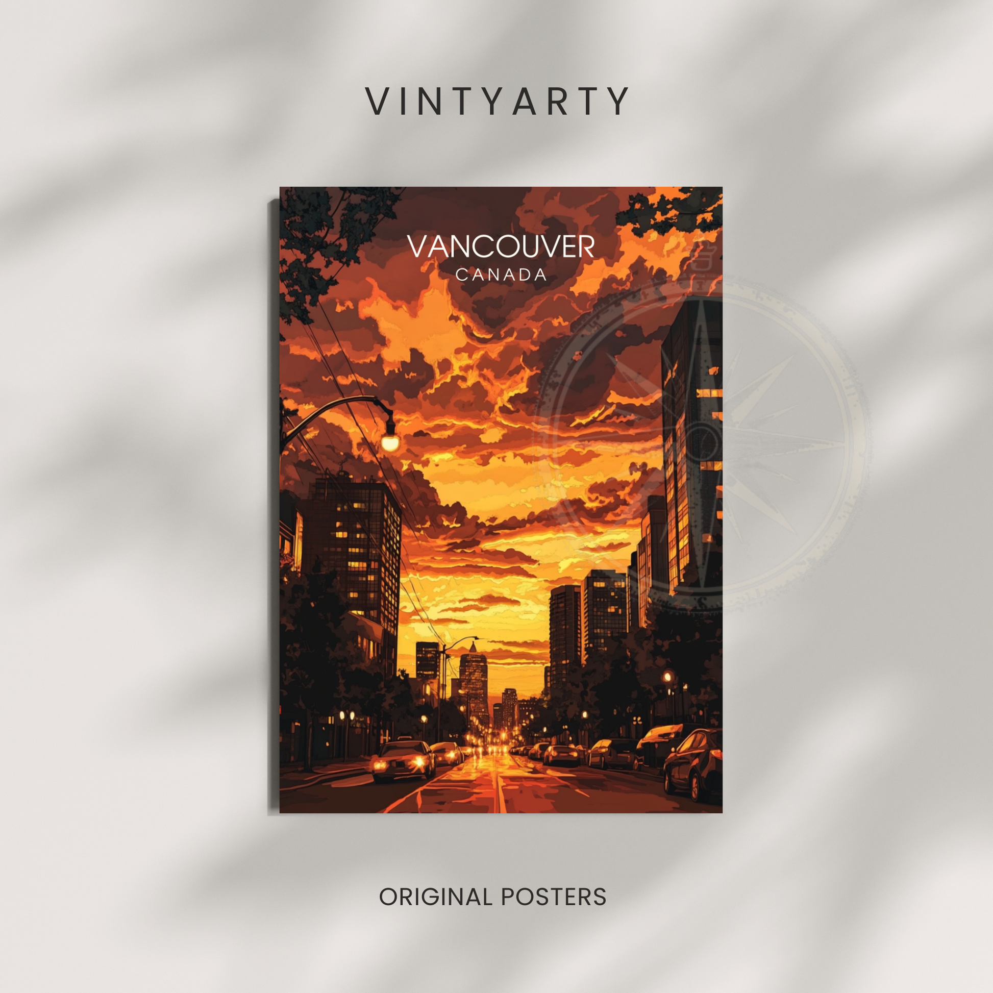 Affiche Vancouver | Impression Canada | Affiche Canada