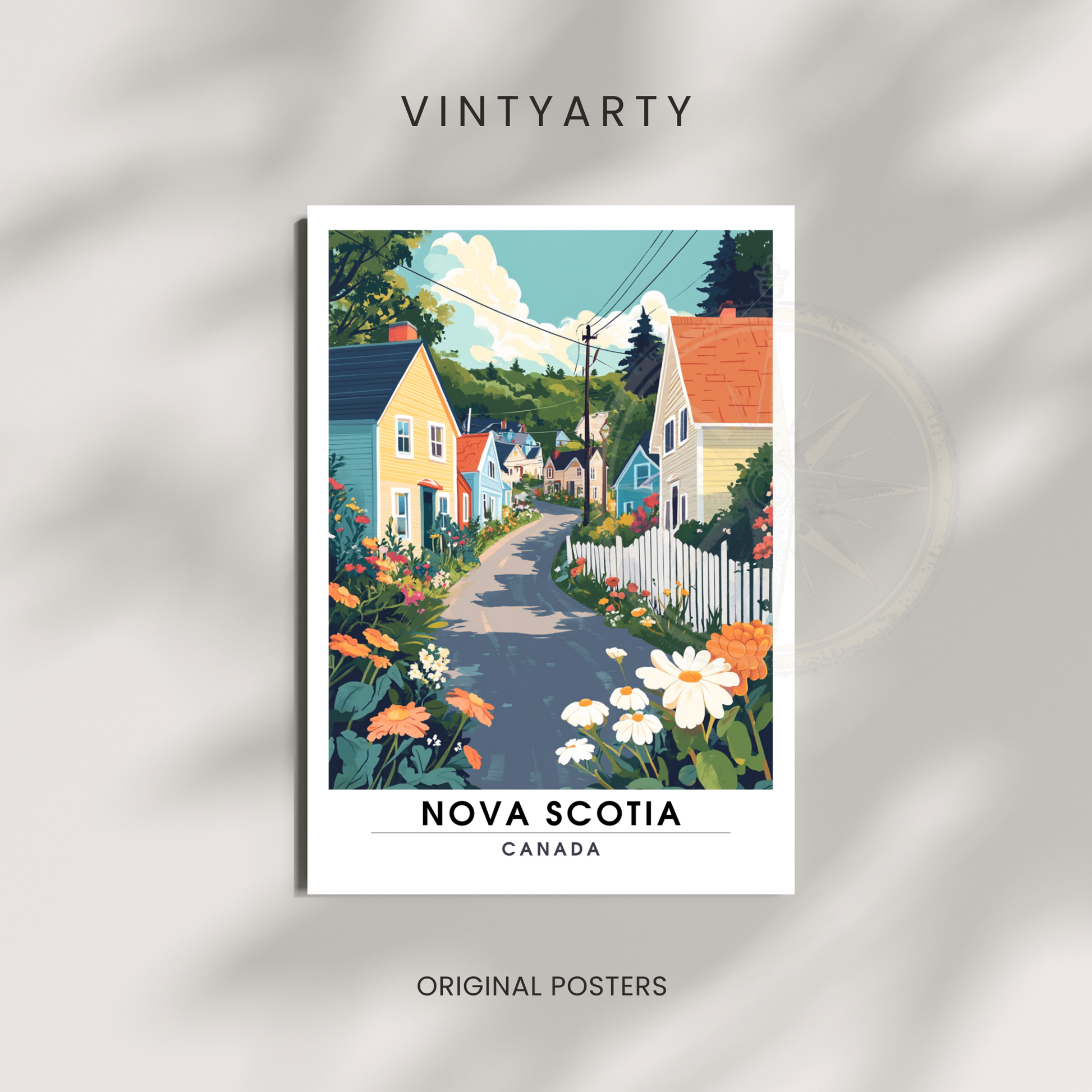 Affiche Nouvelle Écosse | Poster Murale Canada | Affiche Canada