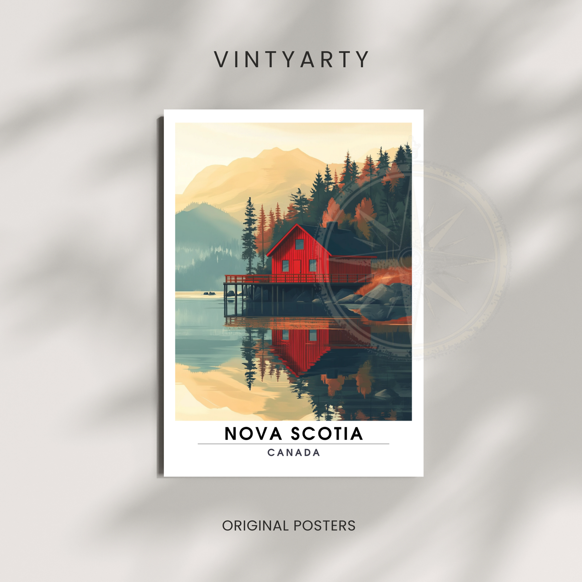 Affiche Nouvelle Écosse | Poster Canada | Affiche Canada