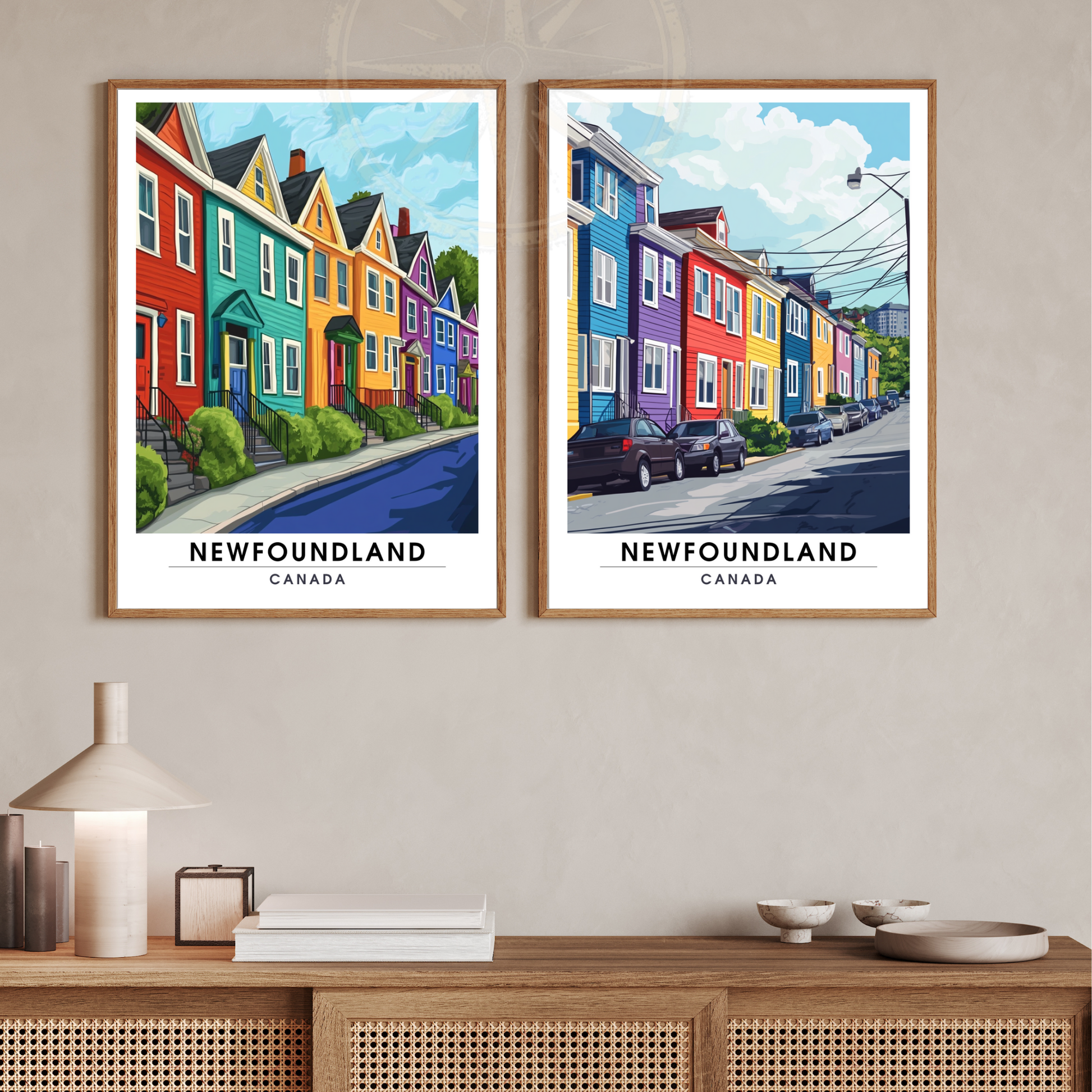 Affiche Terre Neuve | Poster Murale Canada | Affiche Canada