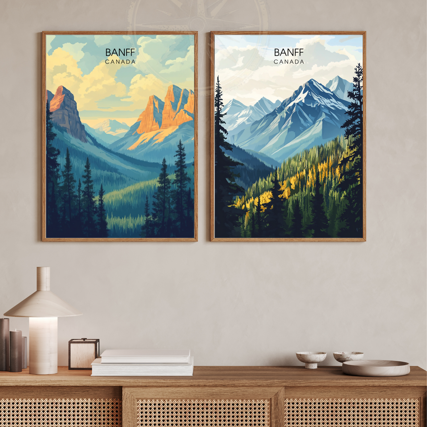 Affiche Parc national de Banff | Impression Canada | Affiche Canada