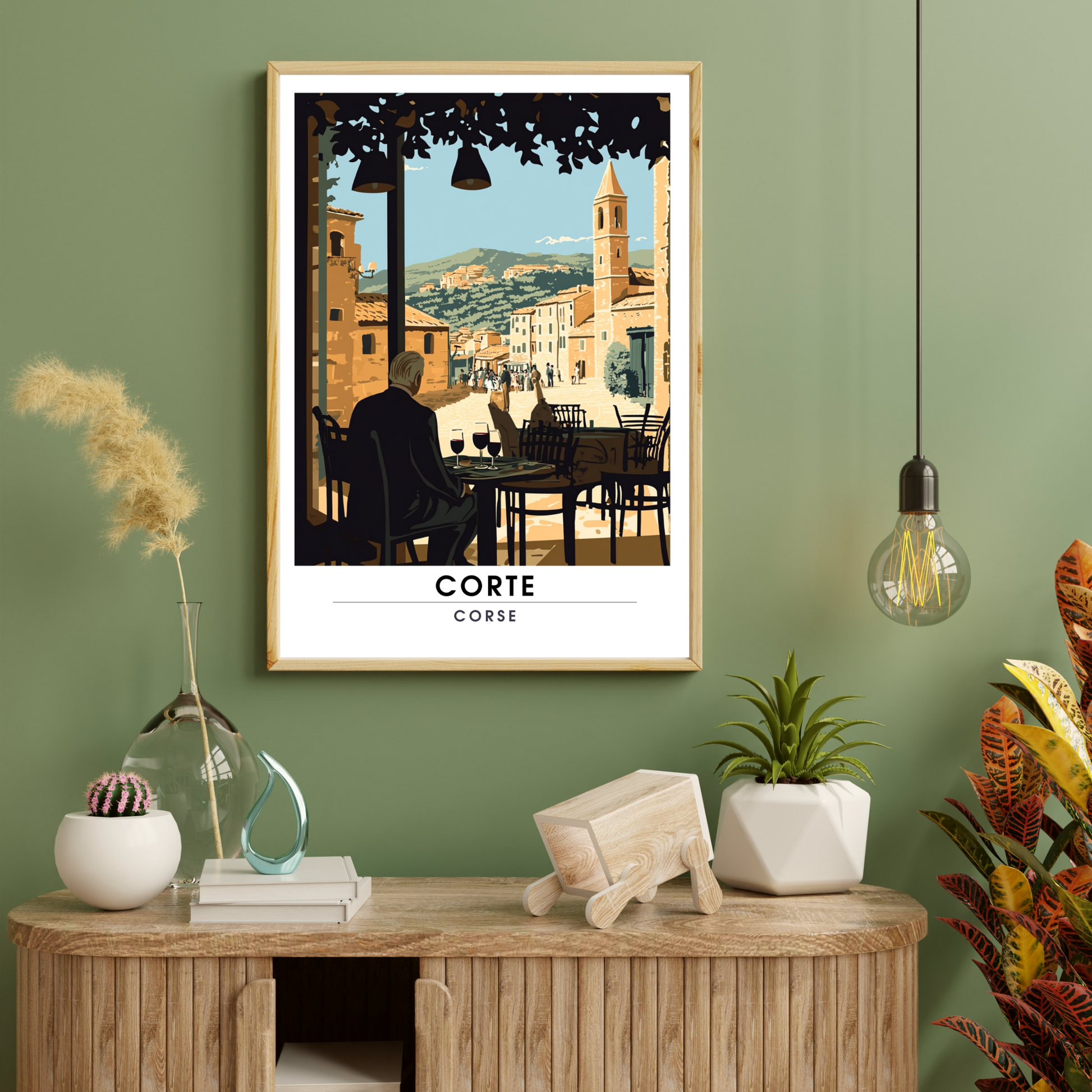 Affiche Corte | Poster Corse | Affiche Corse