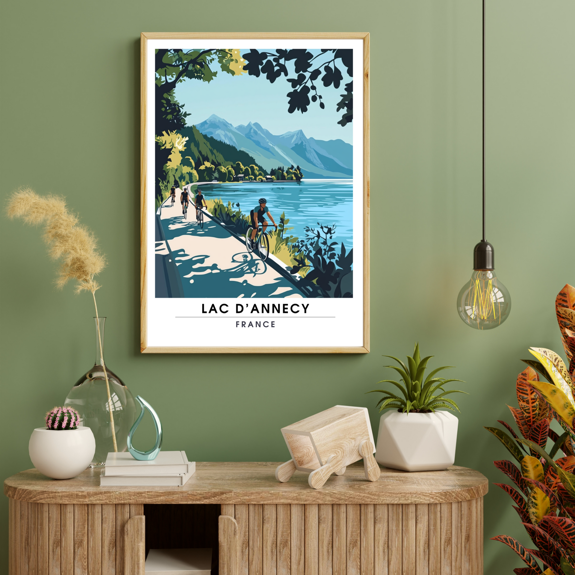 Affiche Lac d’Annecy | Impression France  |  Affiche France