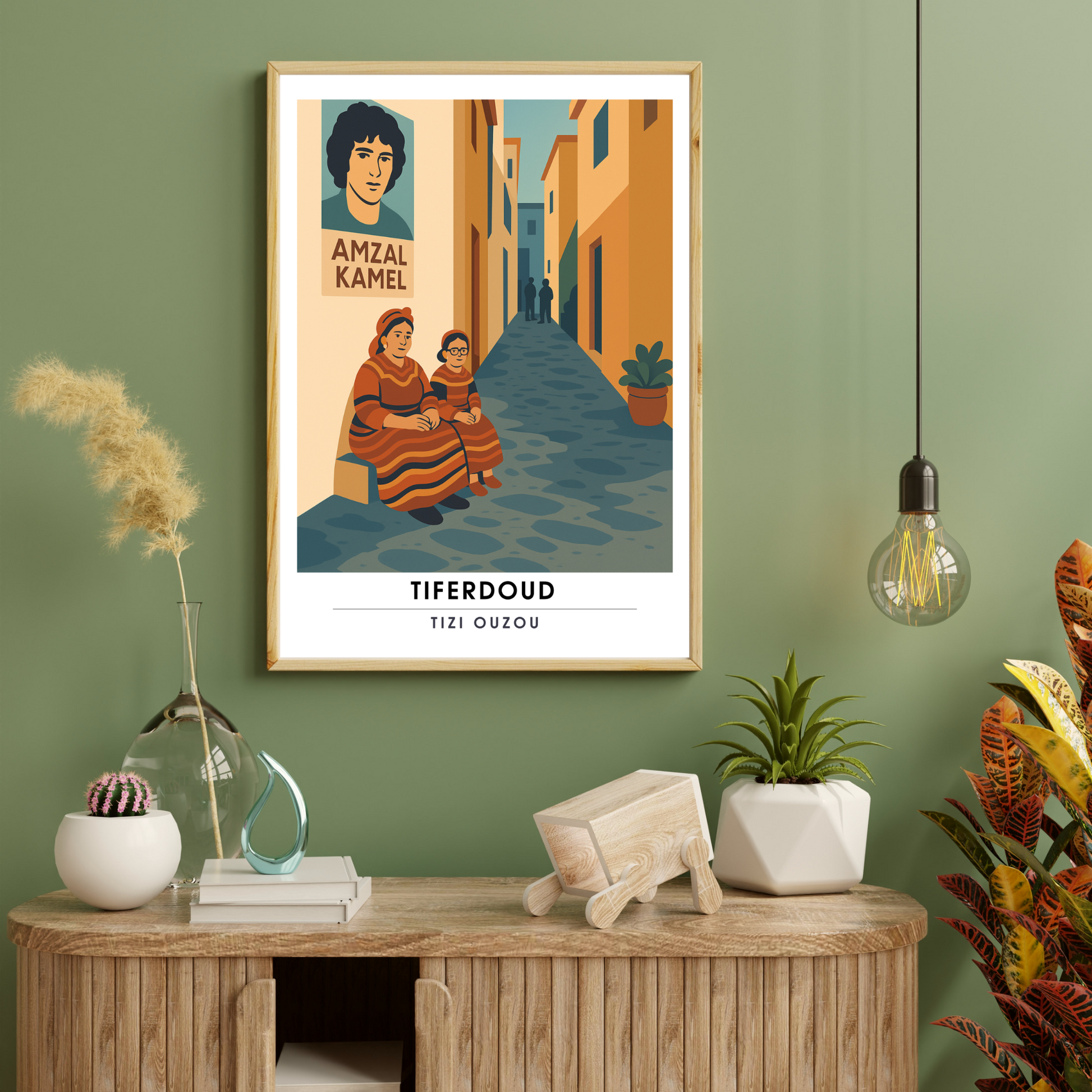 Affiche Tiferdoud | Poster Murale Tizi Ouzou | Affiche Algérie