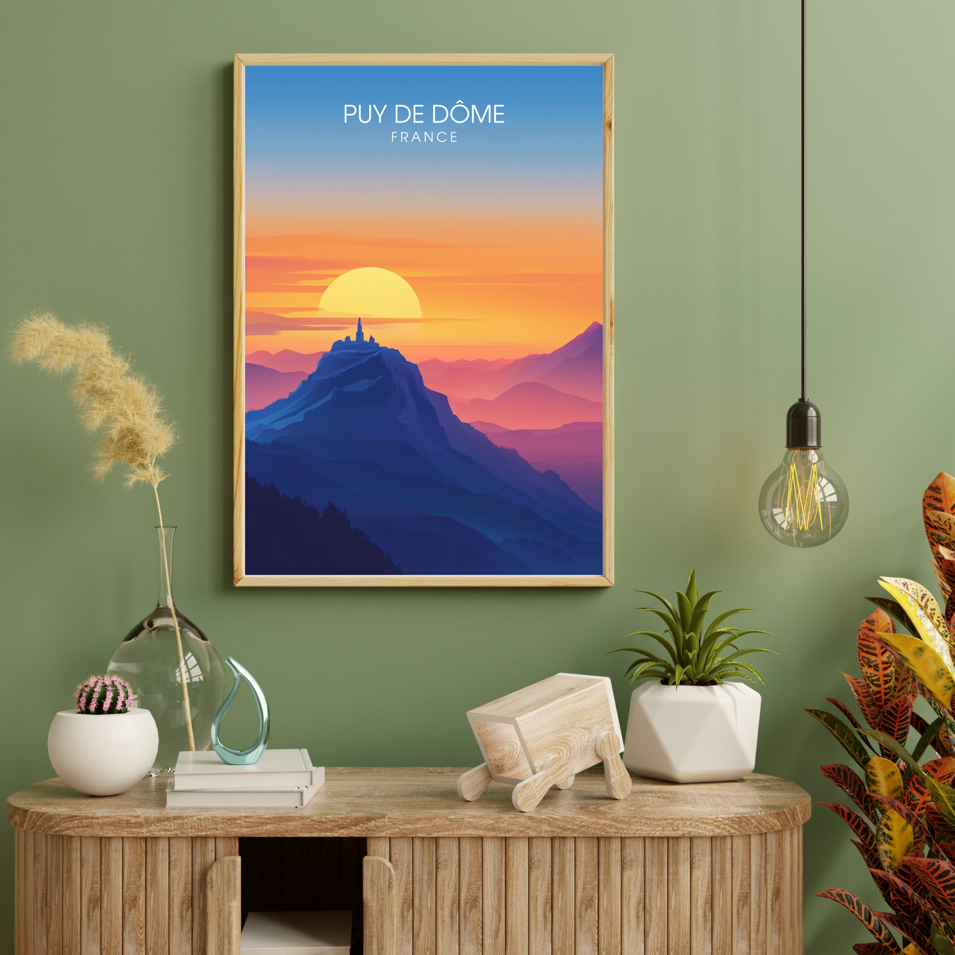 Affiche Puy de Dôme| Impression France  |  Affiche France