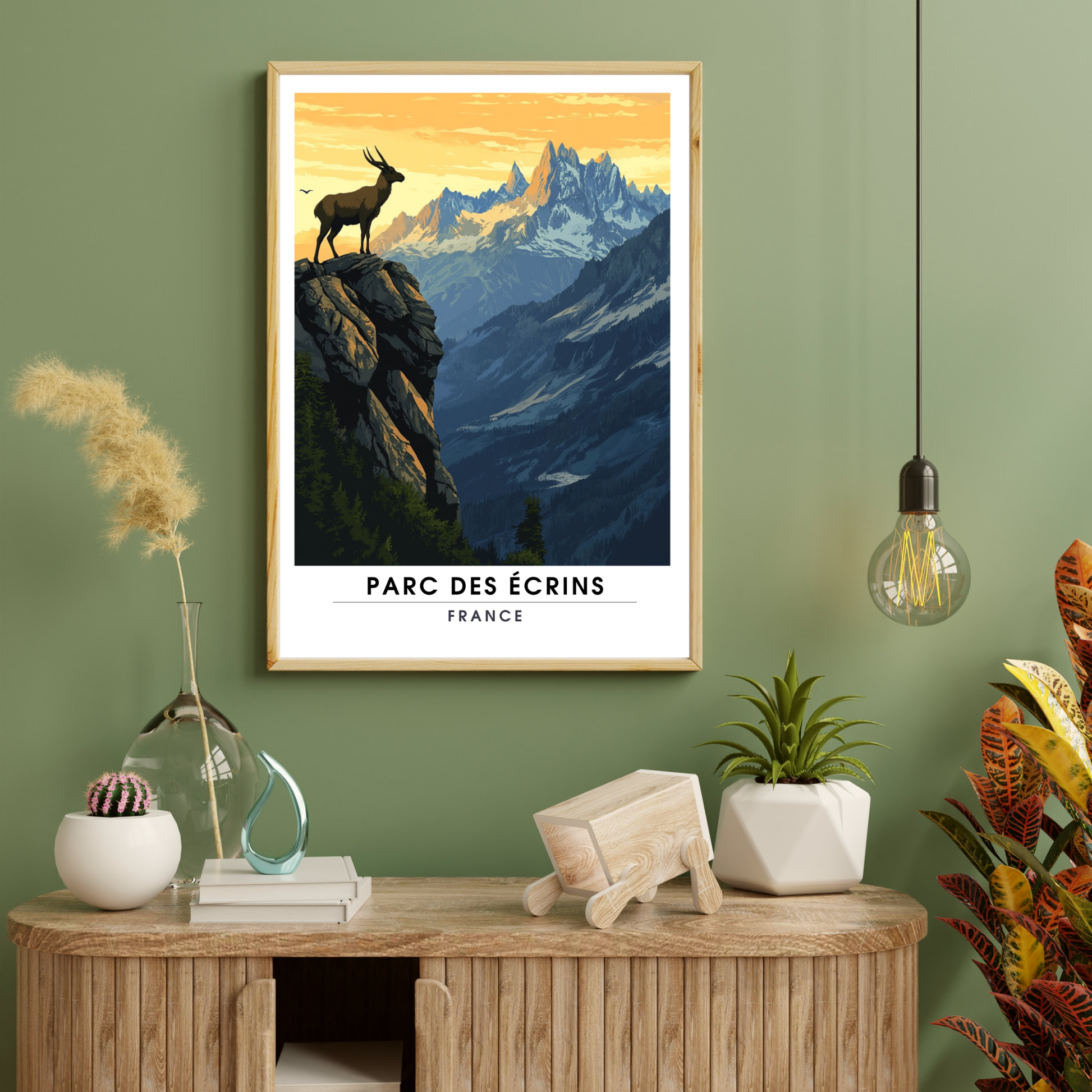 Affiche Parc des Écrins | Impression France  |  Affiche France