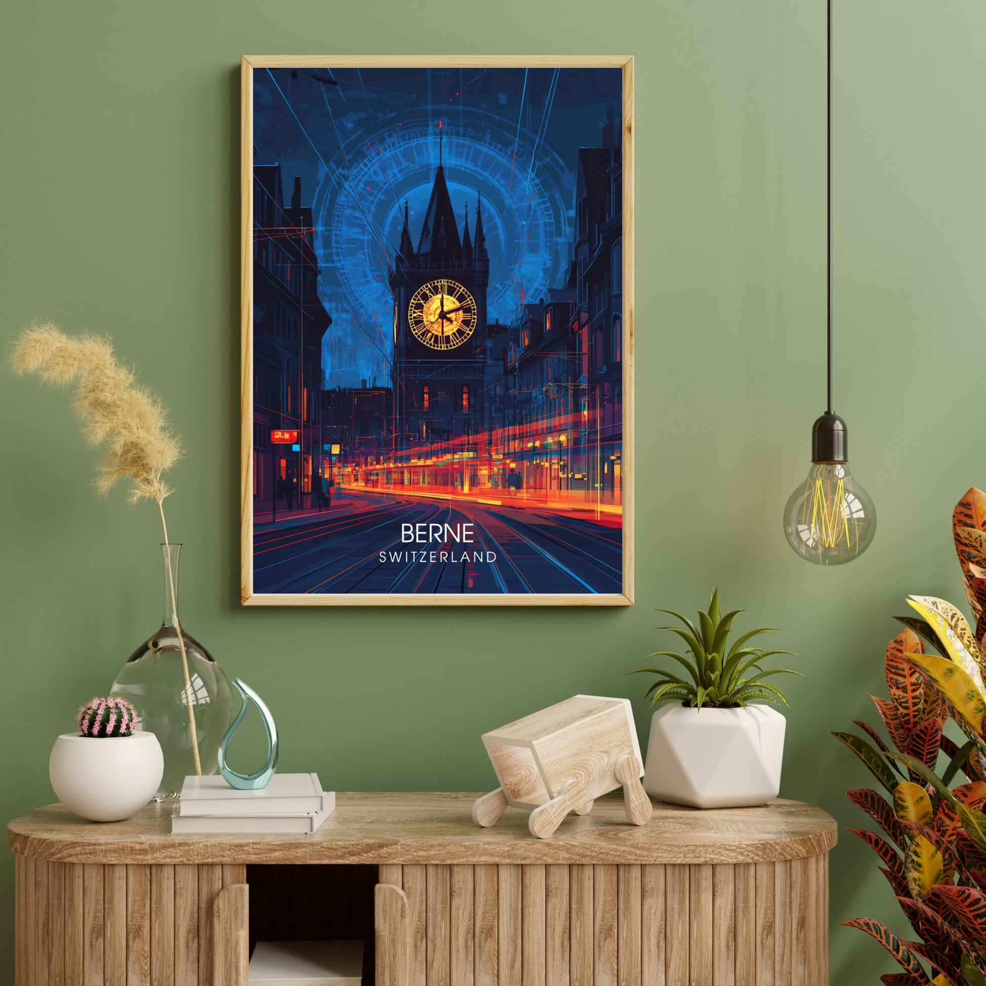 Affiche Berne | Impression de voyage Suisse | Affiche Suisse