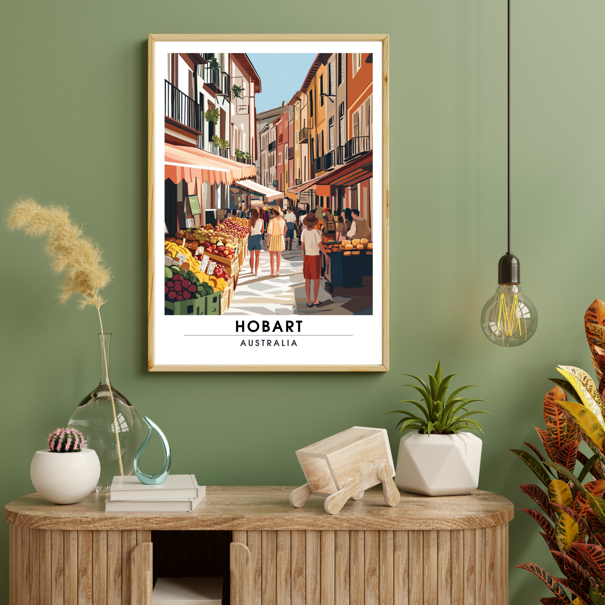 Affiche Hobart | Impression Australie | Affiche Australie