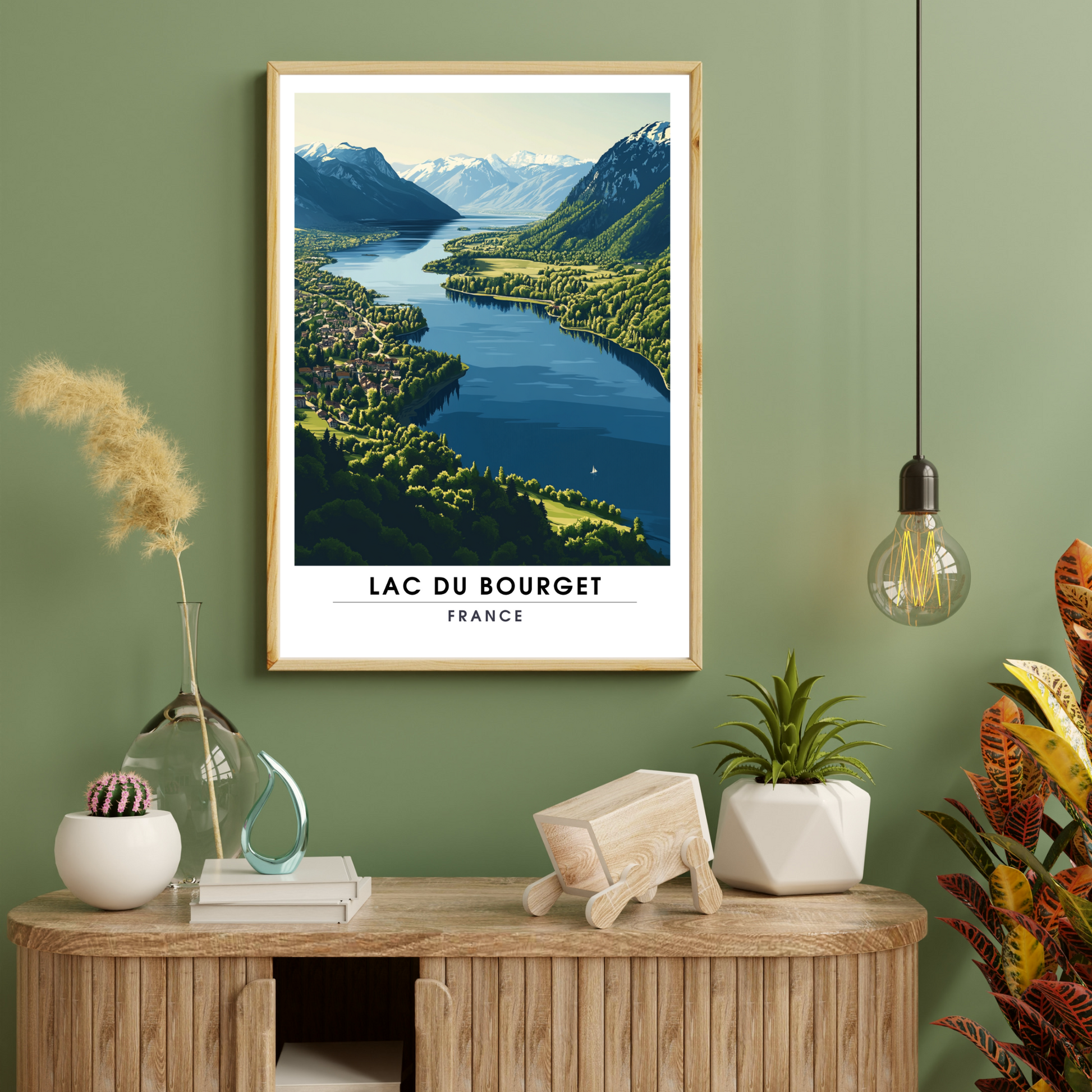 Affiche Lac du Bourget | Impression France  |  Affiche France