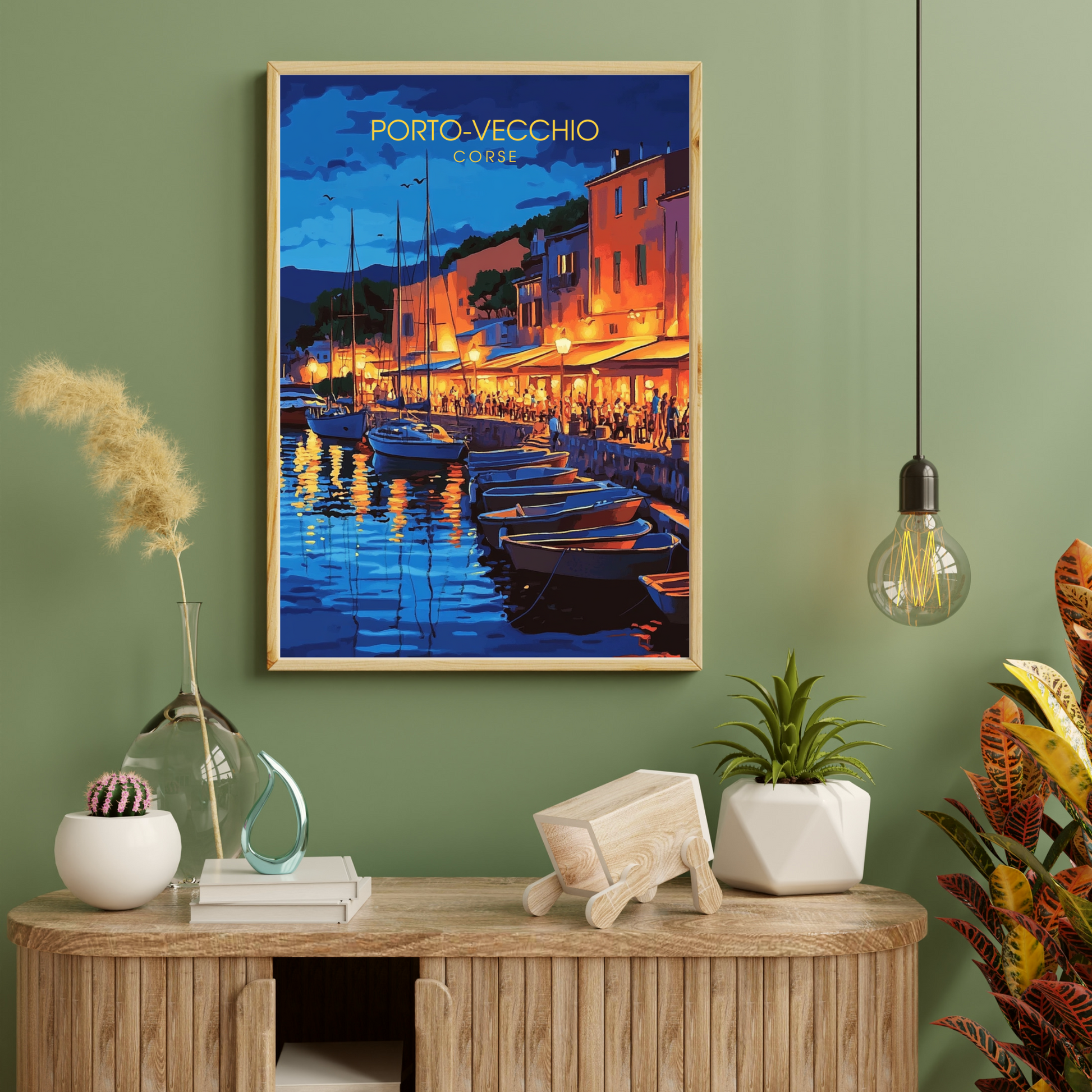 Affiche Porto Vecchio | Poster Murale Corse | Affiche Corse