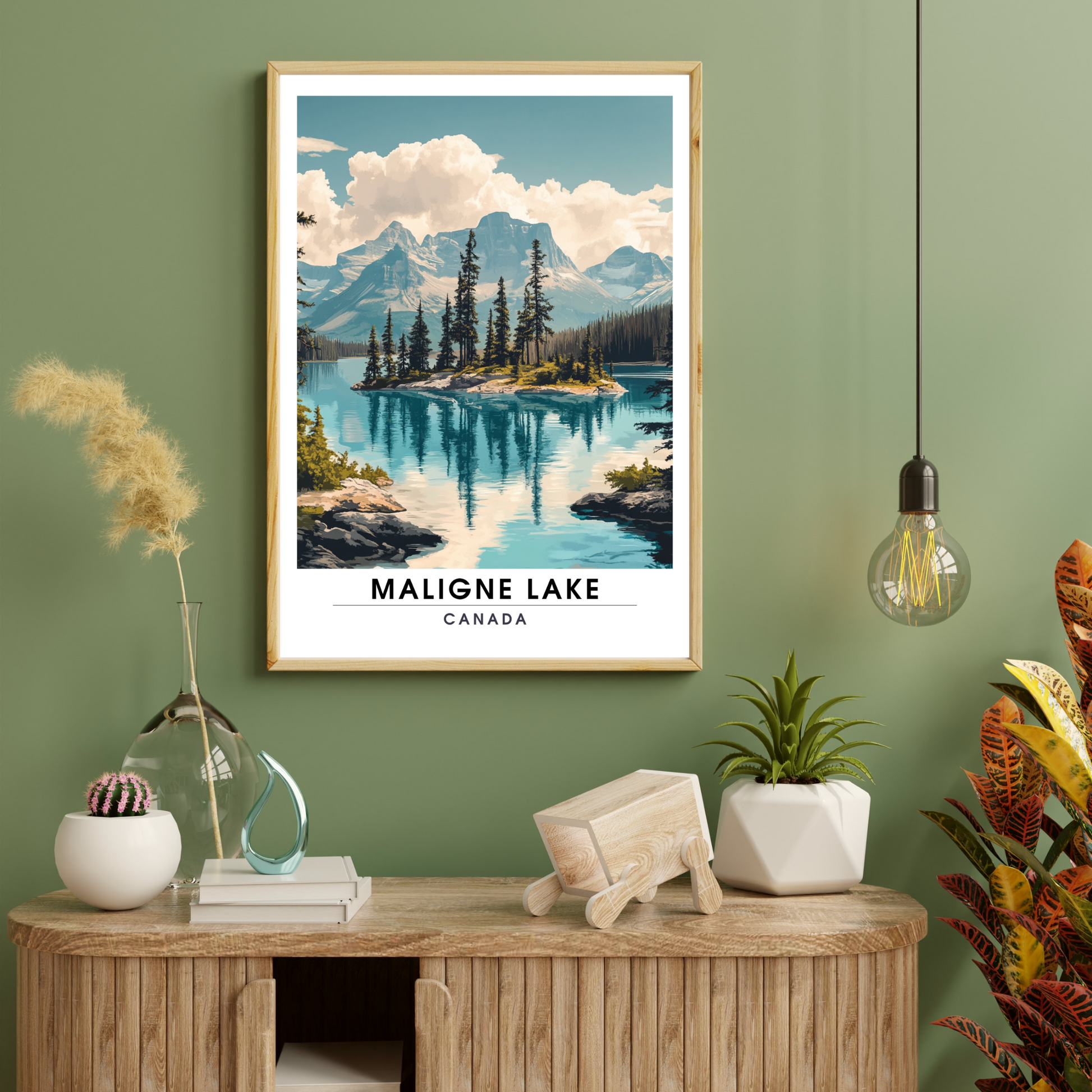 Affiche Lac Maligne | Impression Canada | Affiche Lac