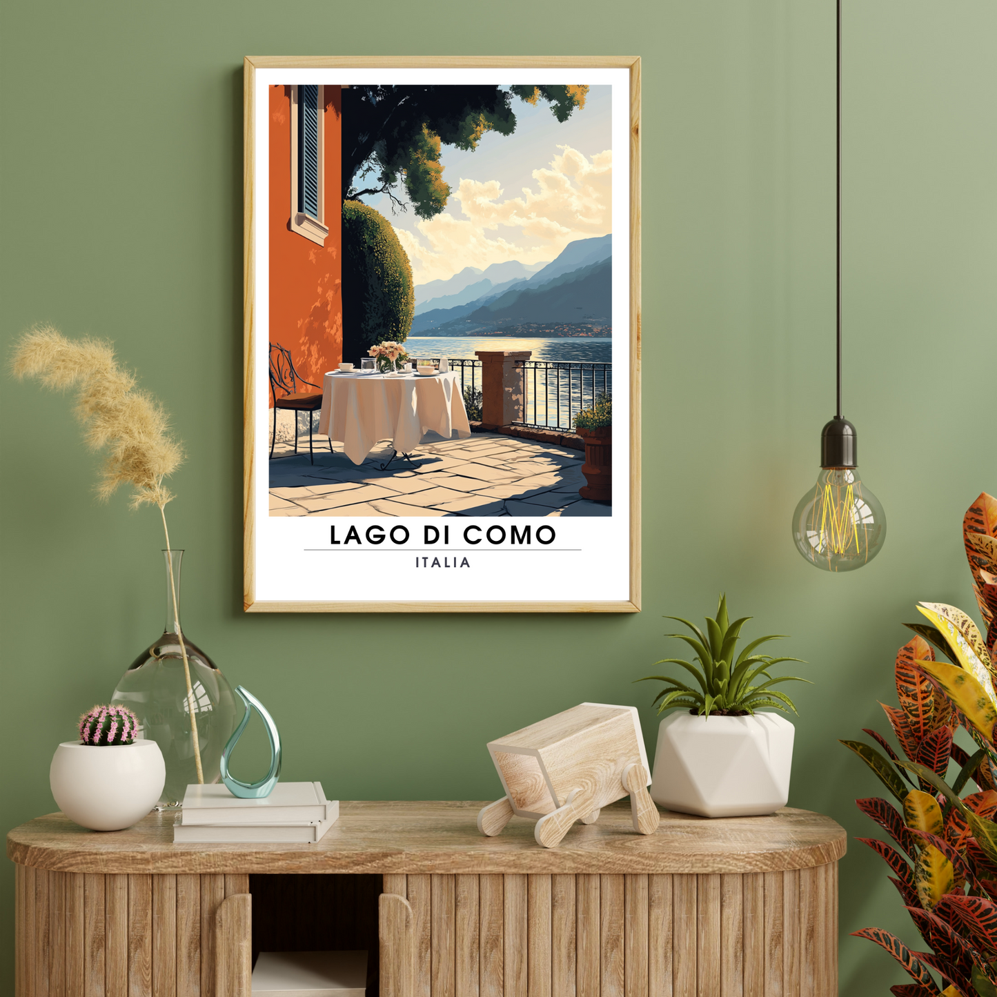 Affiche Lac de Côme | Impression Italie | Affiche Lac