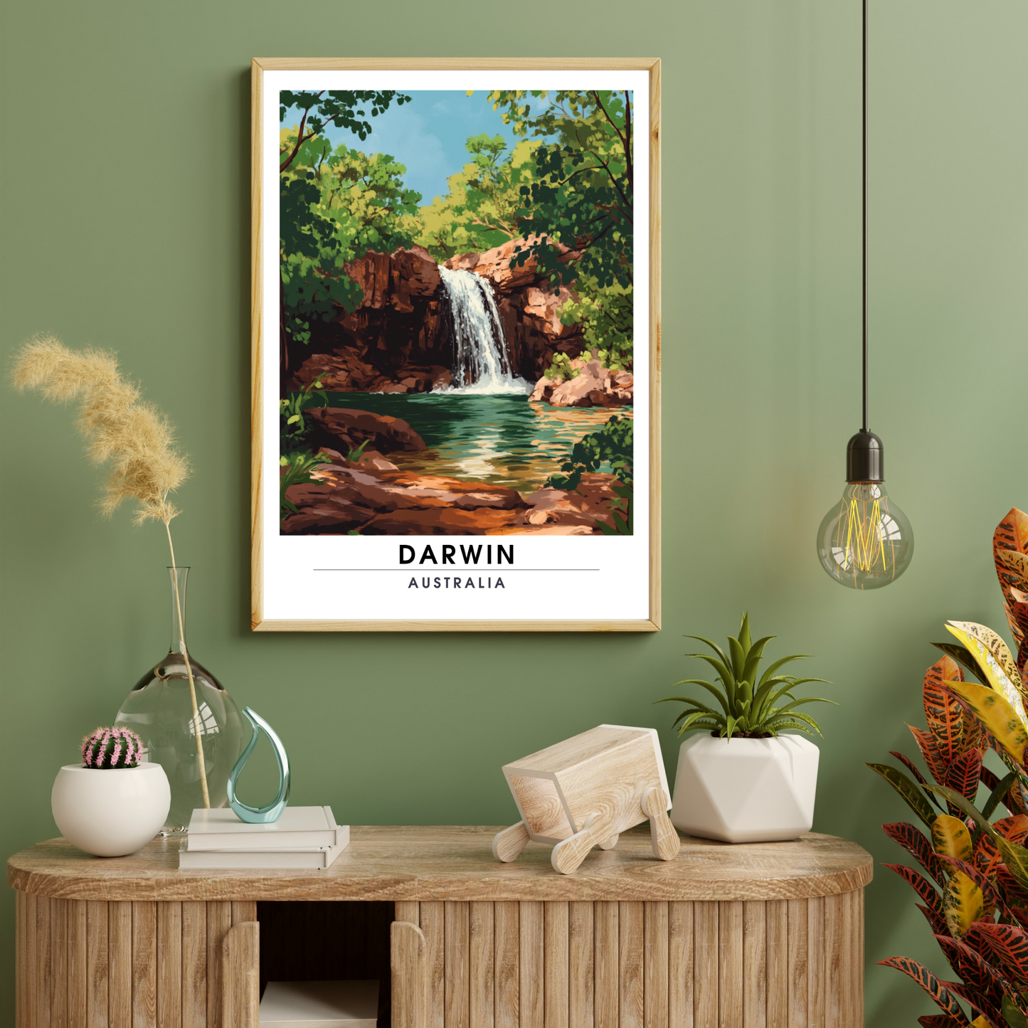 Affiche Darwin | Impression Australie | Affiche Australie