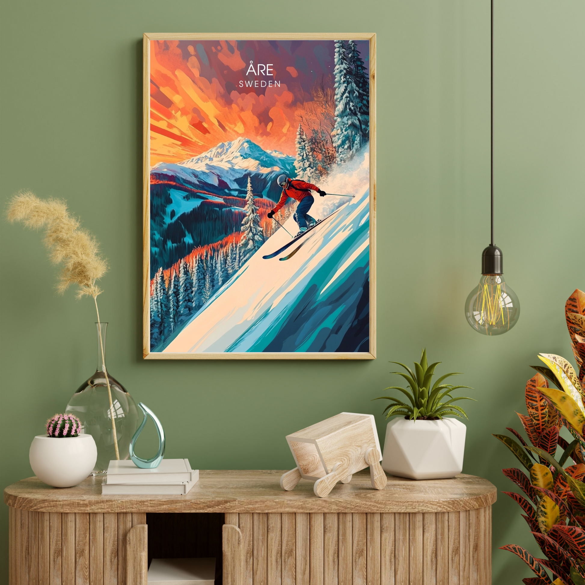 Affiche Åre | Impression Suède | Affiche Suède