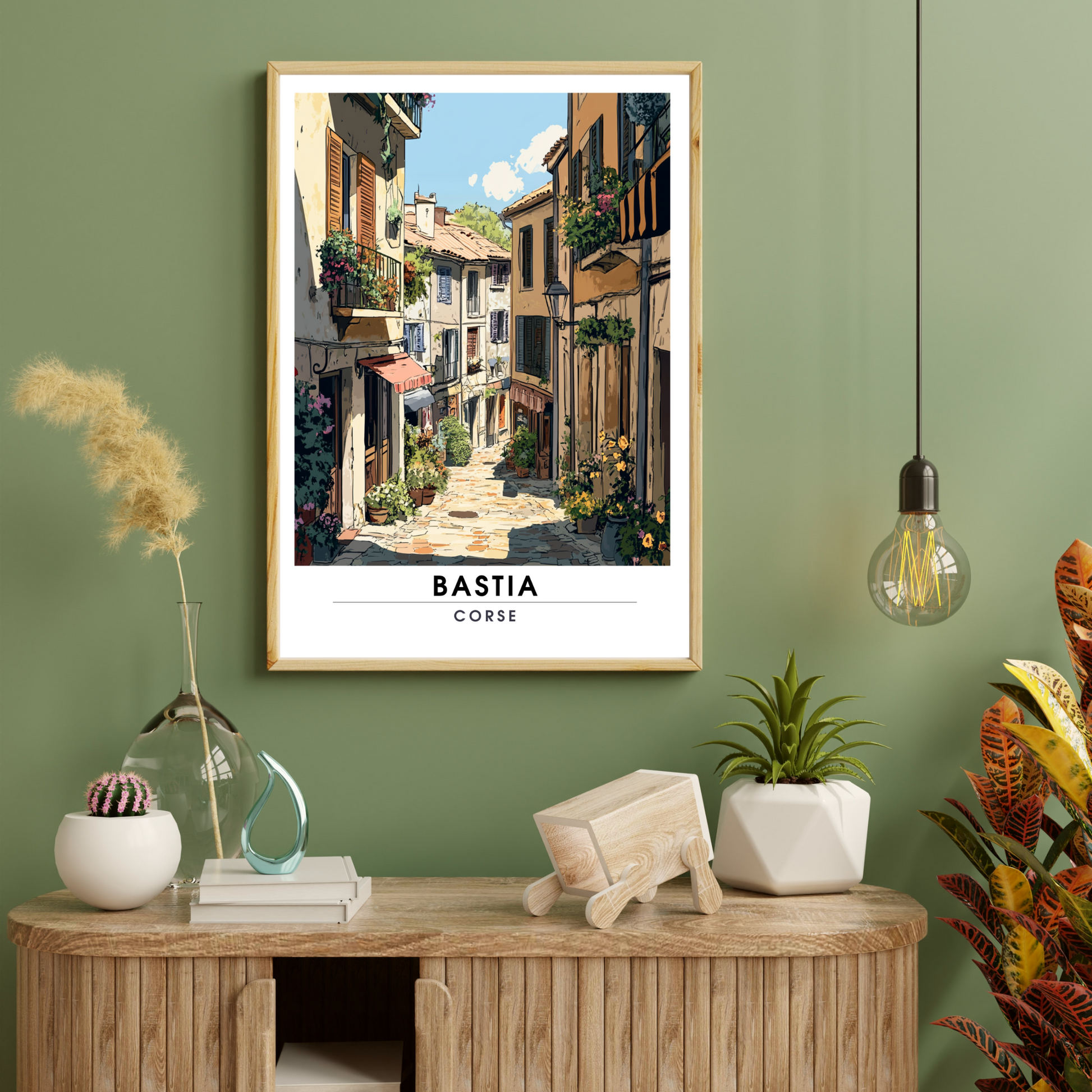 Affiche Bastia | Impression Corse | Affiche Corse