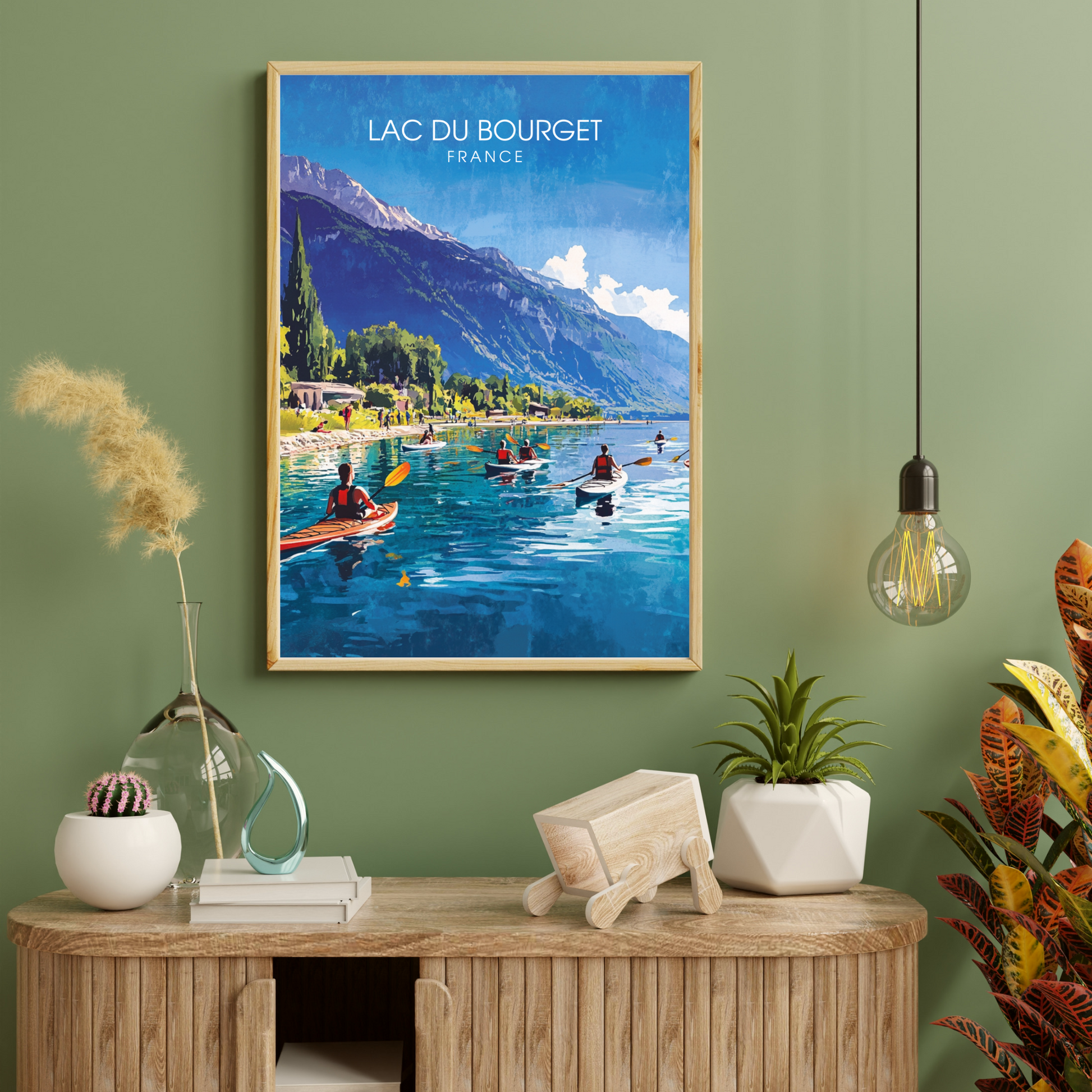 Affiche Lac du Bourget | Impression France  |  Affiche France