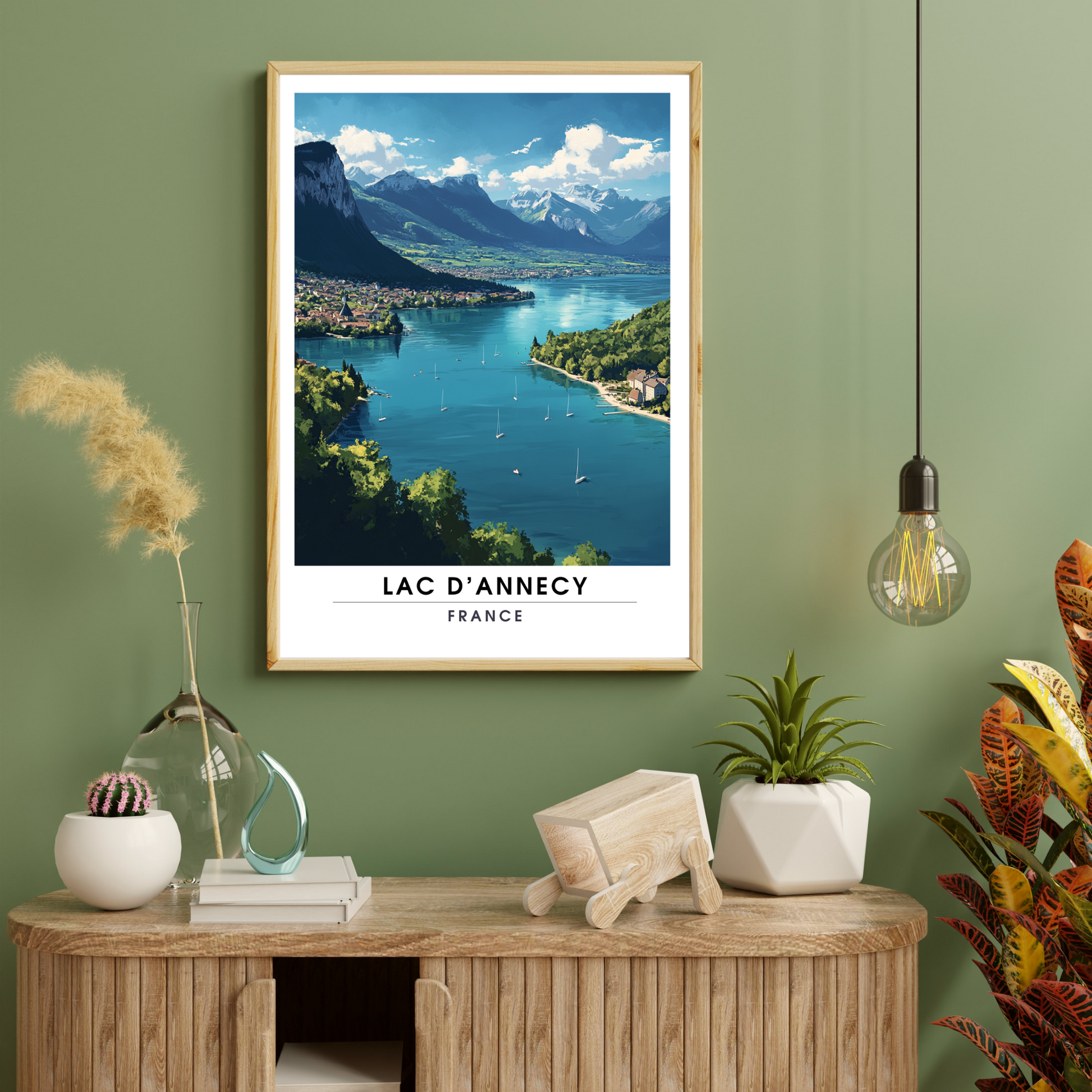 Affiche Lac d’Annecy | Impression France  |  Affiche France