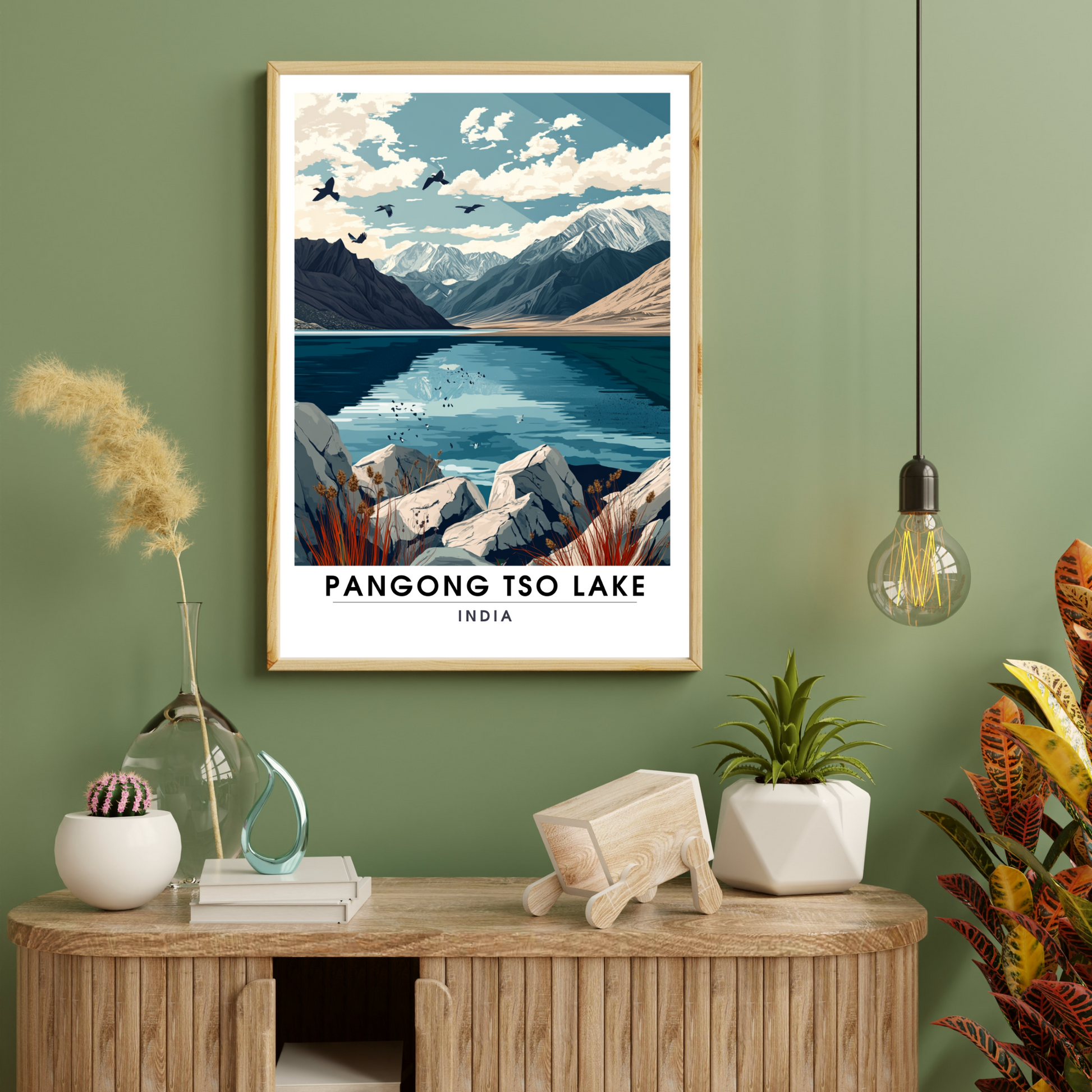 Affiche Pangong Tso Lake| Impression India | Affiche Lake
