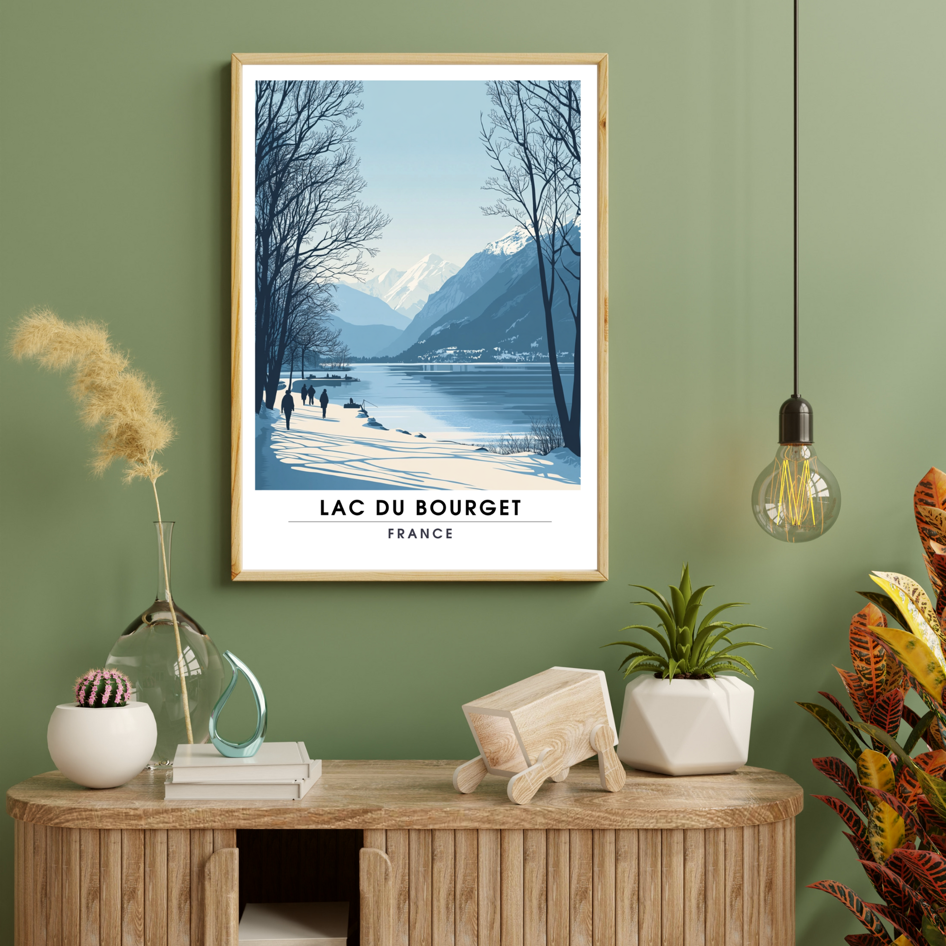 Affiche Lac du Bourget | Impression France  |  Affiche France