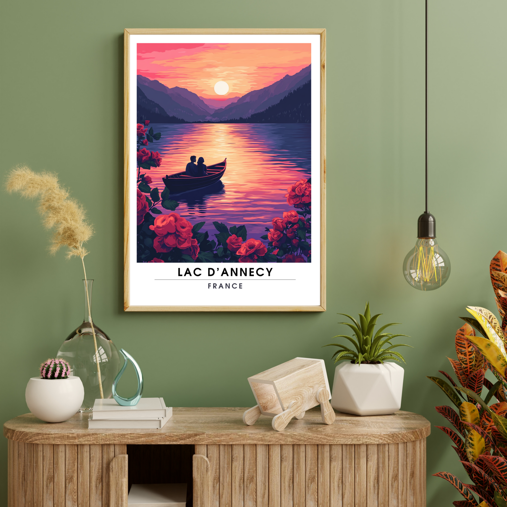 Affiche Lac d’Annecy | Impression France  |  Affiche France