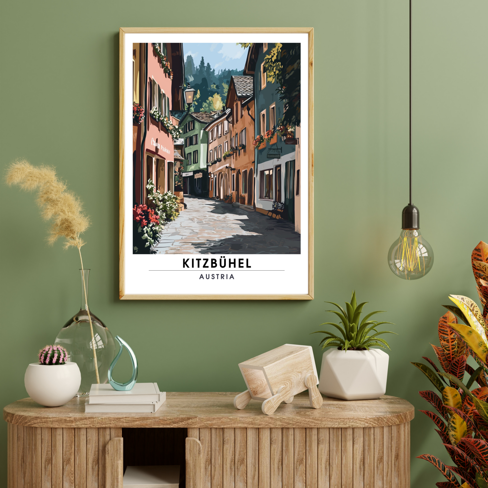 Affiche Kitzbühel | Impression Autriche | Affiche Autriche