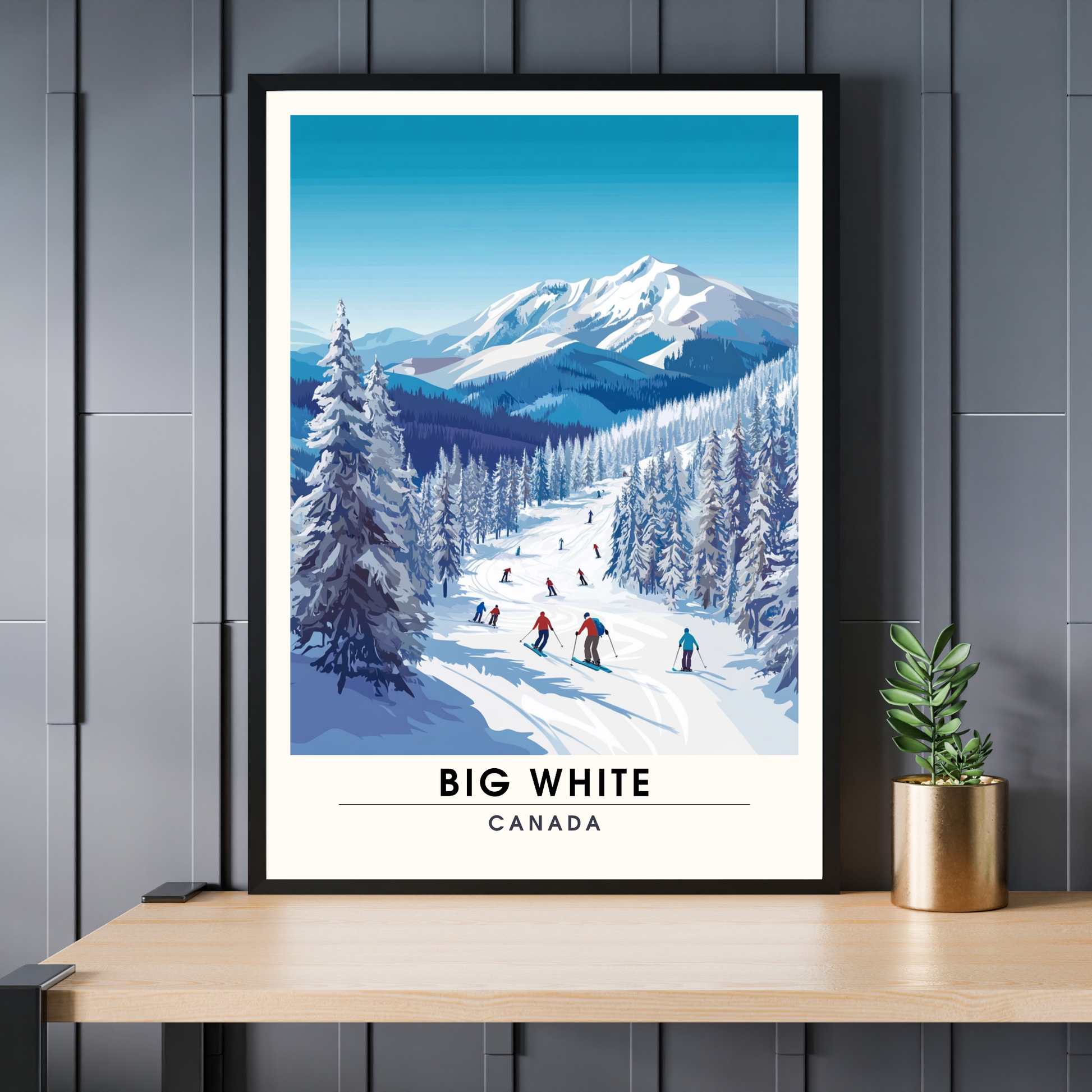 Affiche Big white, Canada
