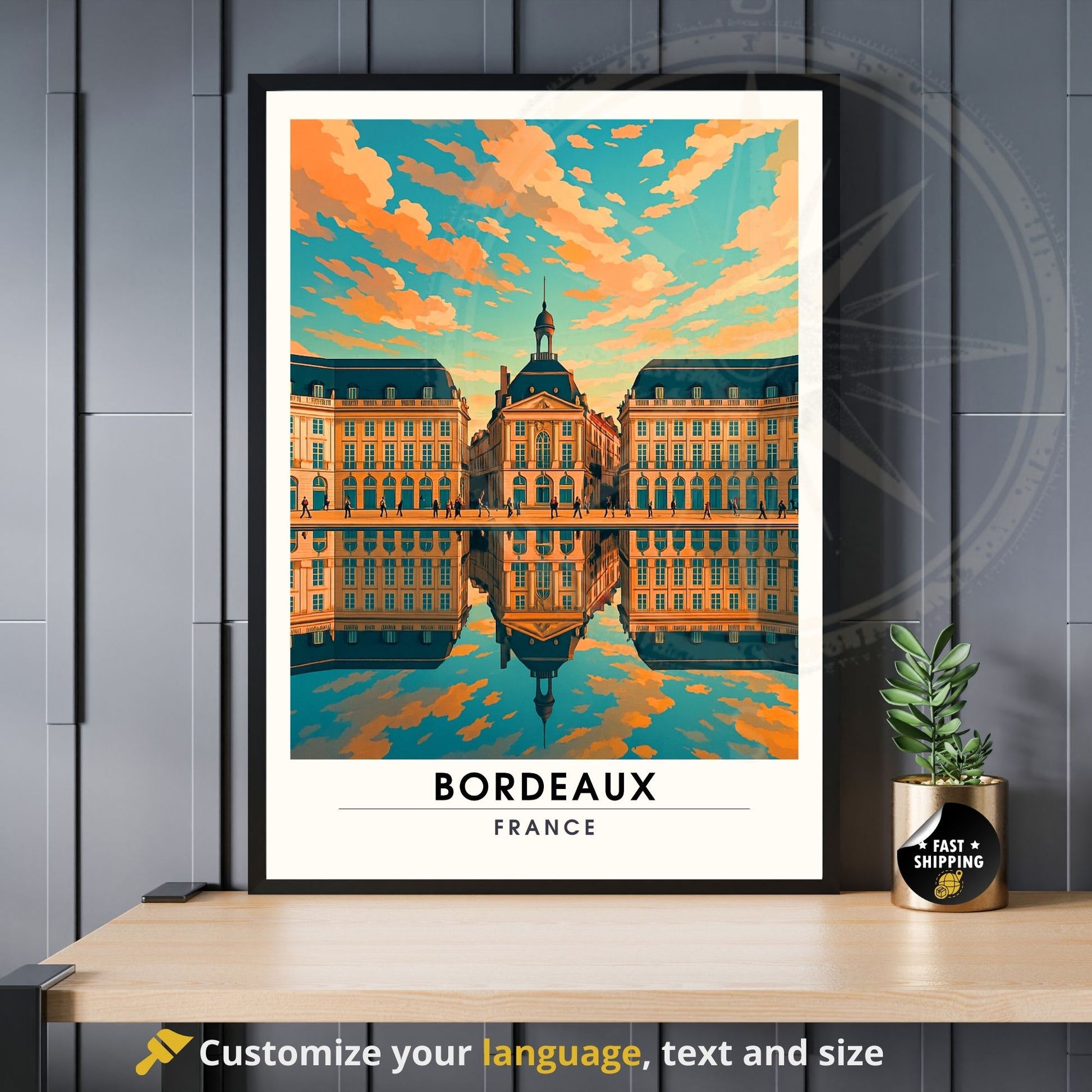 Affiche Bordeaux