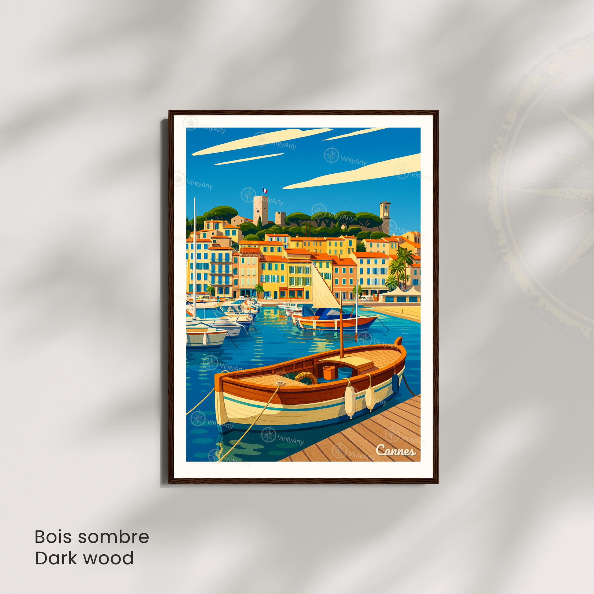 Affiche Cannes | Impression Côte d’Azur | Affiche France