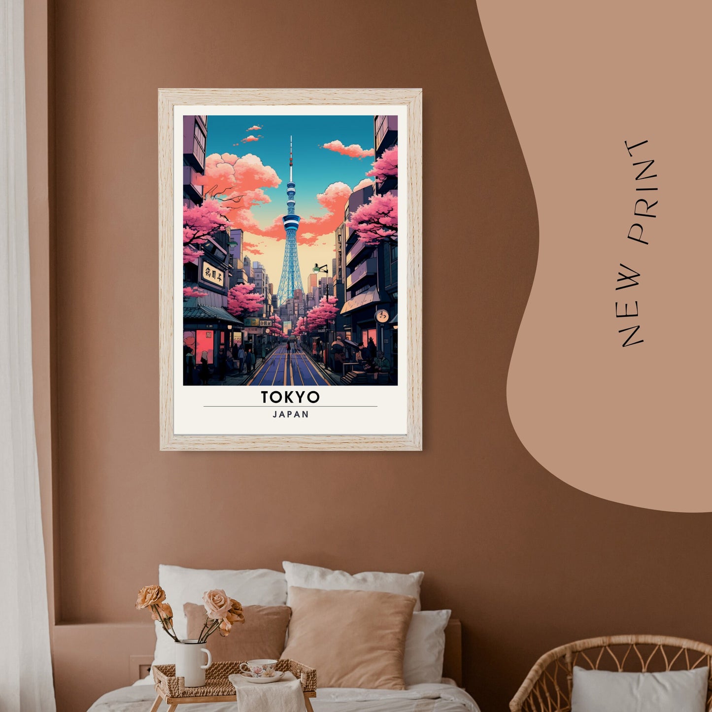 Impression Tokyo, Japon | Impression de voyage Tokyo | Poster Japon