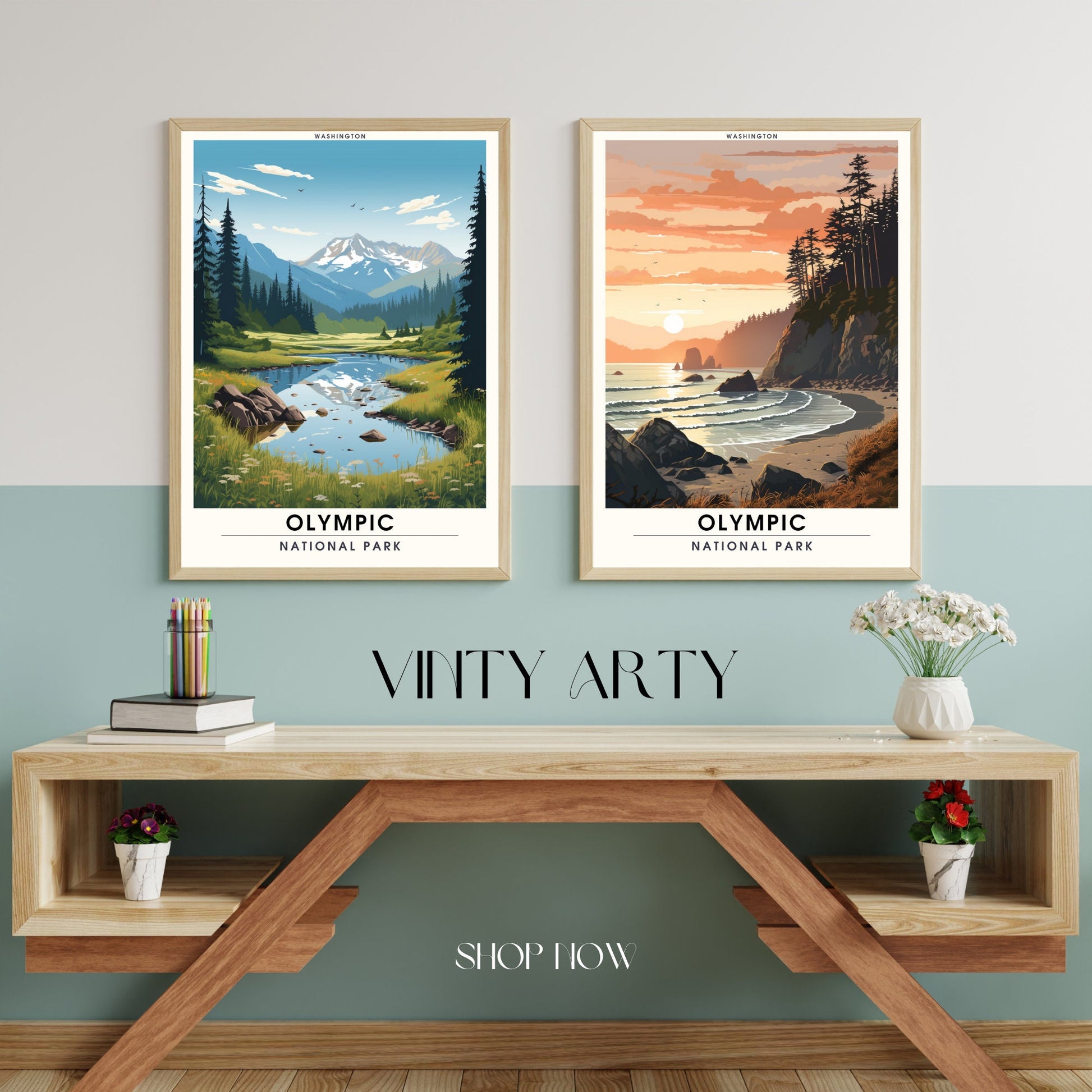 Olympic National Park Impression (broullion