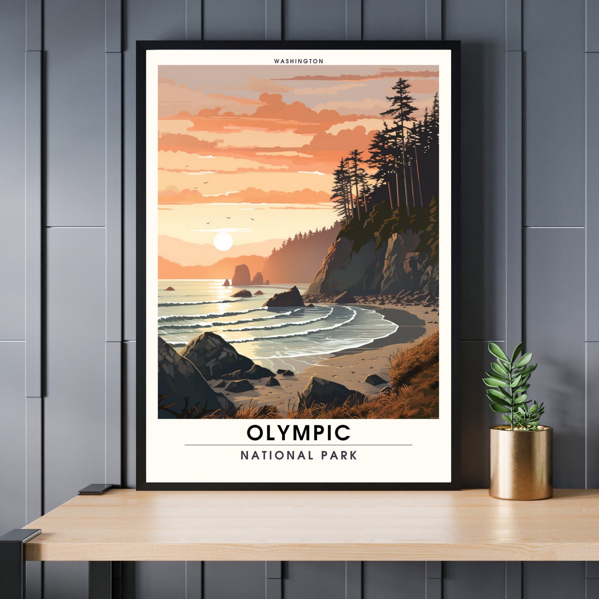 Olympic National Park Impression (broullion