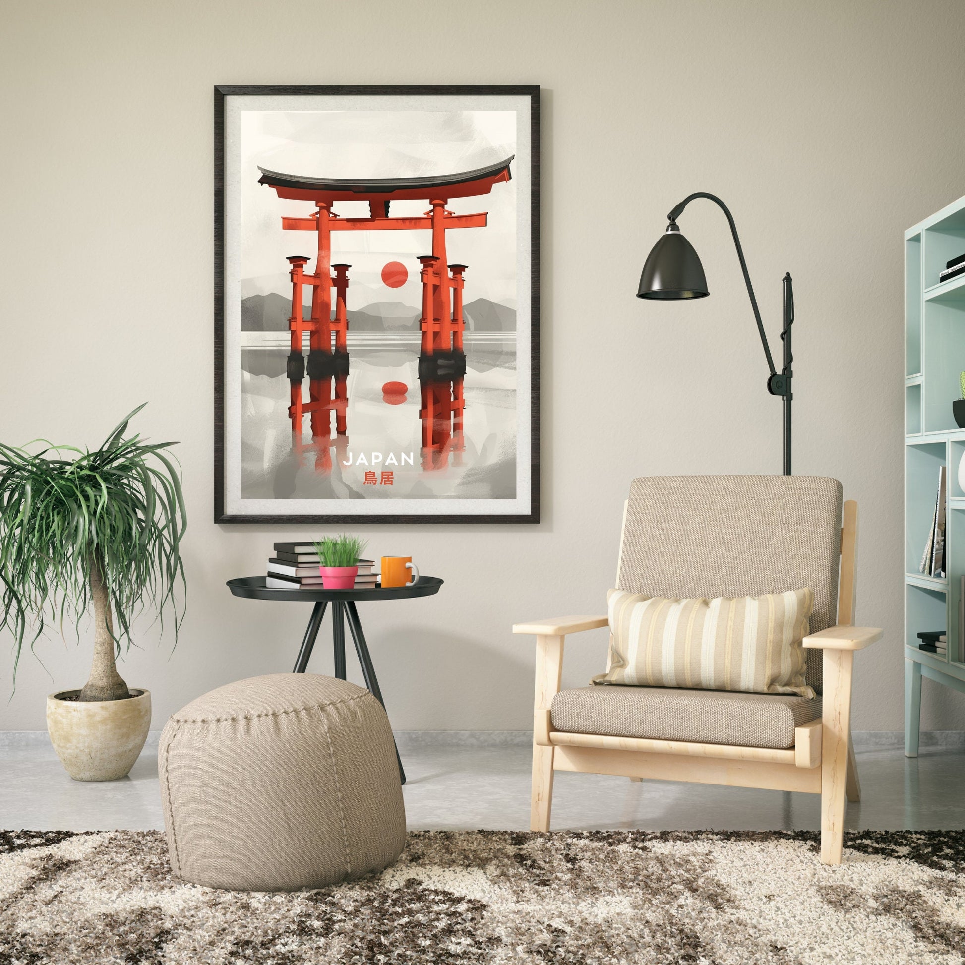 Impression Japon | Affiche Japon | Affiche porte de Torii | Impression Torii, Japon