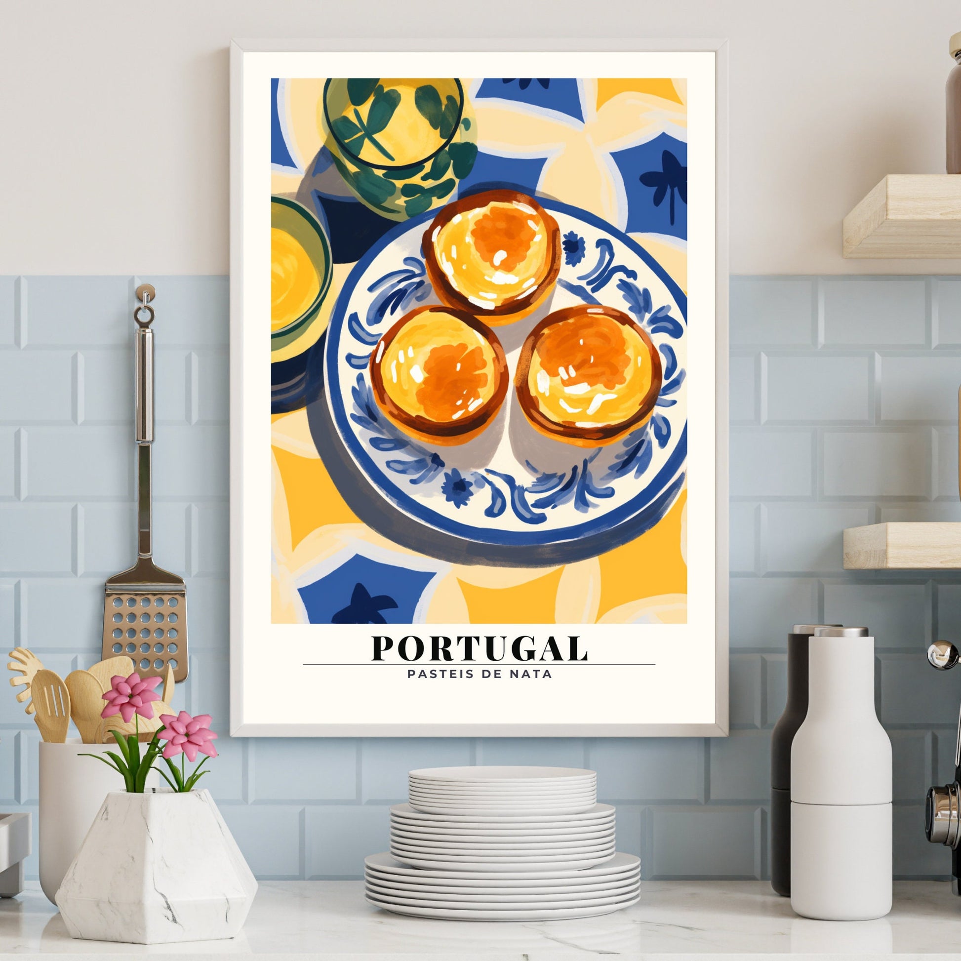 Kitchen Poster | Portugal Poster | Travel Souvenir | Gift Idea | Portugal Travel Print