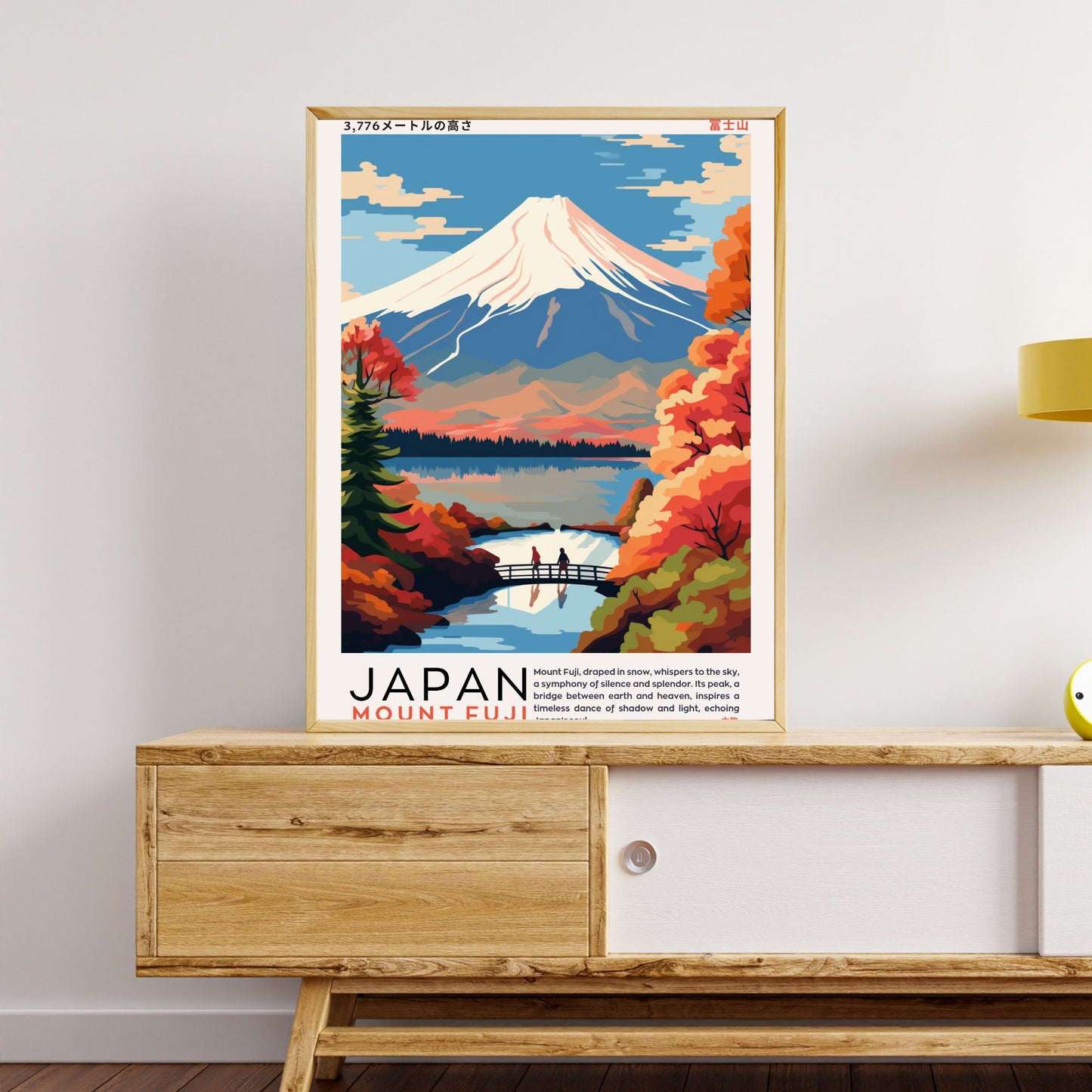 Affiche Mont Fuji | Affiche Japon | impression Japon | Impression Mont Fuji, Japon