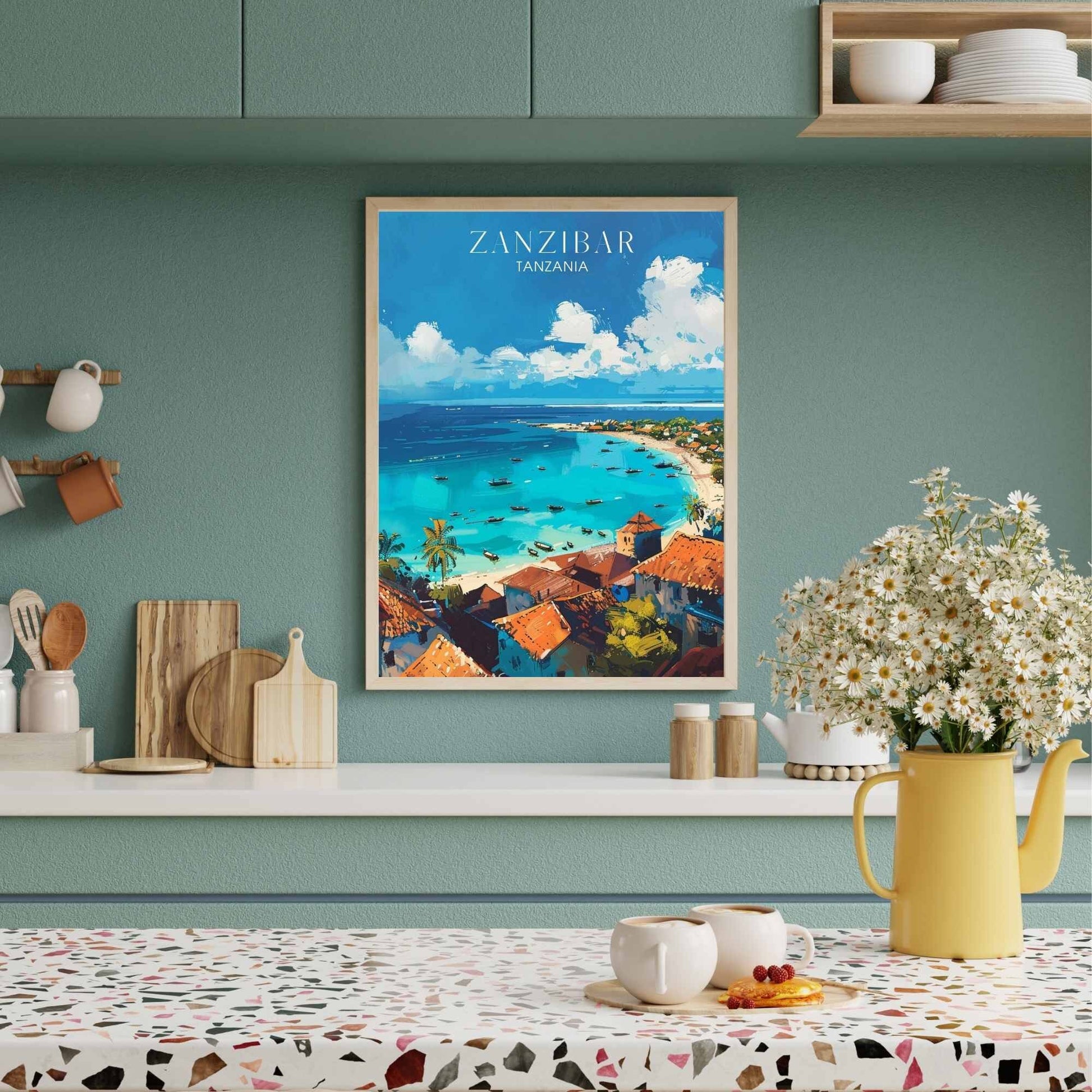 Impression Zanzibar - impression de voyage Zanzibar, Tanzanie - Vue de ciel