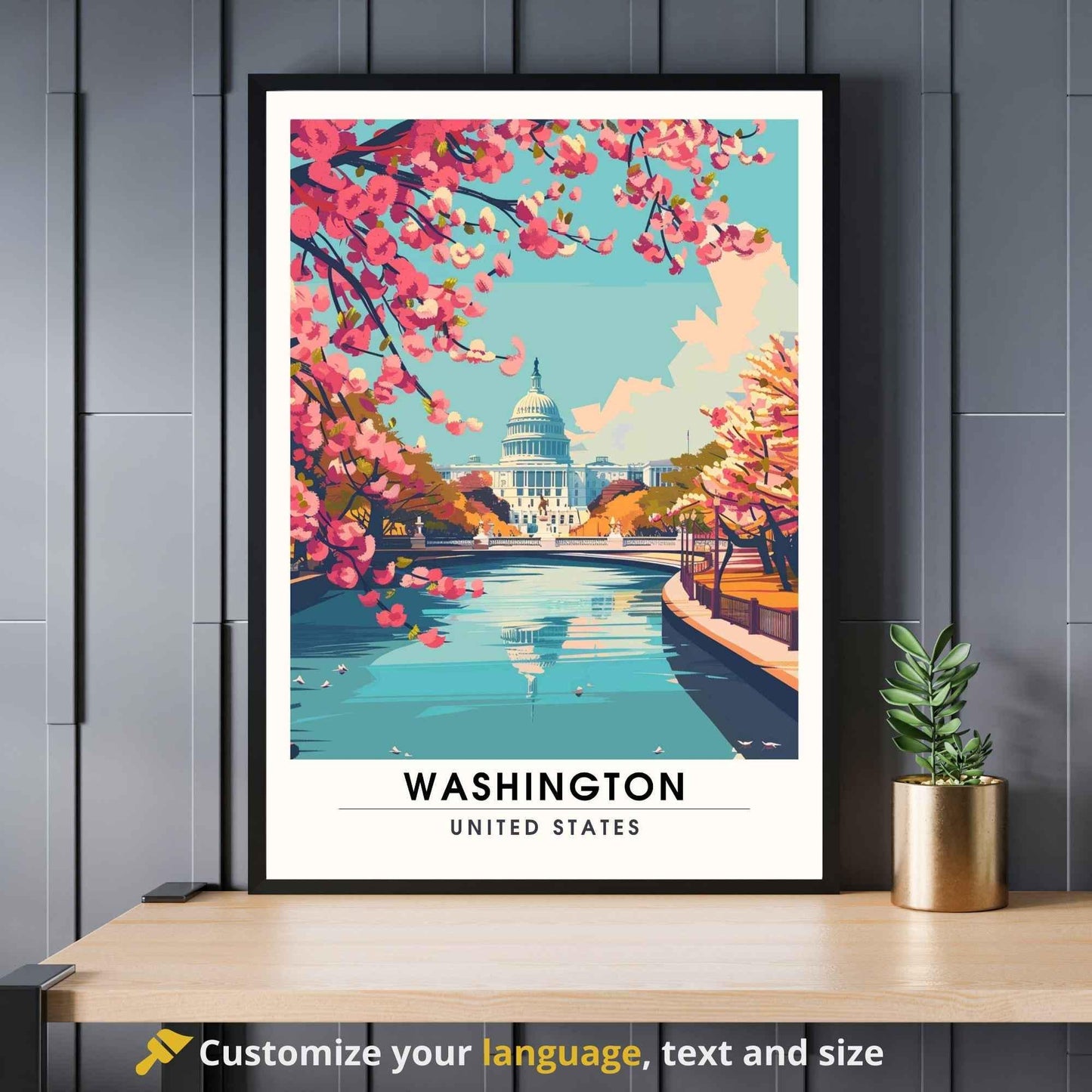 Affiche Washington | Impression Washington, USA