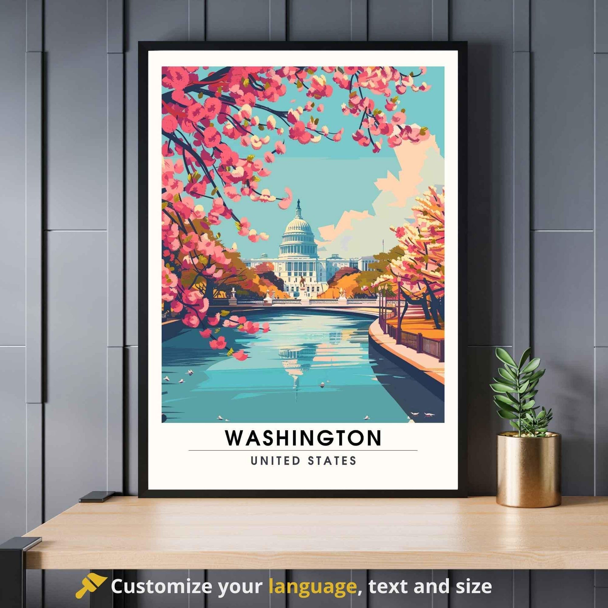 Affiche Washington | Impression Washington, USA