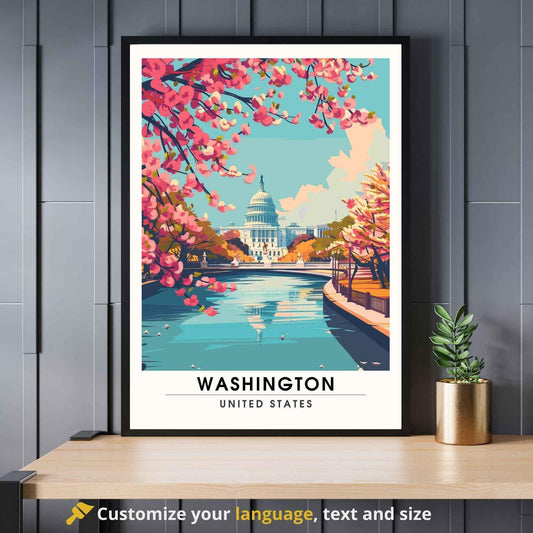 Affiche Washington | Impression Washington, USA