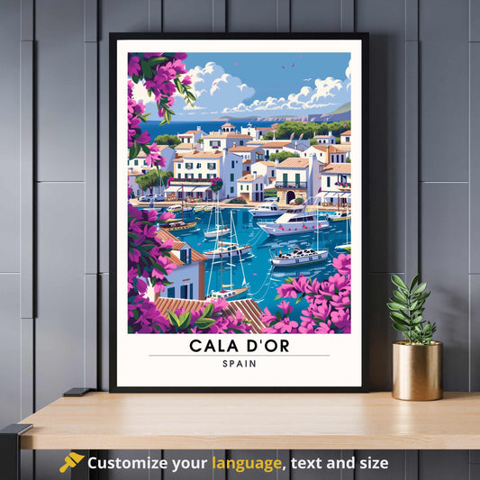 Affiche Cala D'Or, Espagne | Affiche Cala D'Or, Majorque | Affiche Majorque