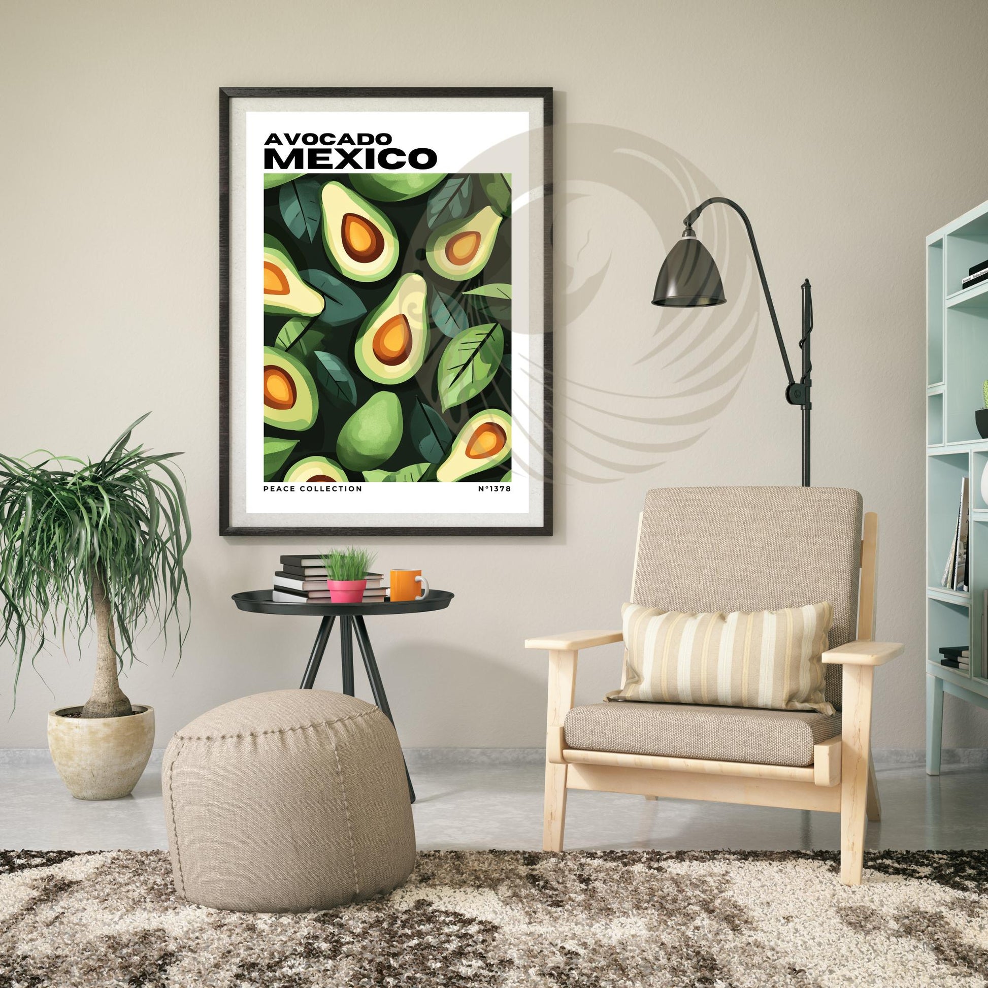 Kitchen poster | Mexico poster | Avocado poster | Travel souvenir | Gift idea | Mexico travel print