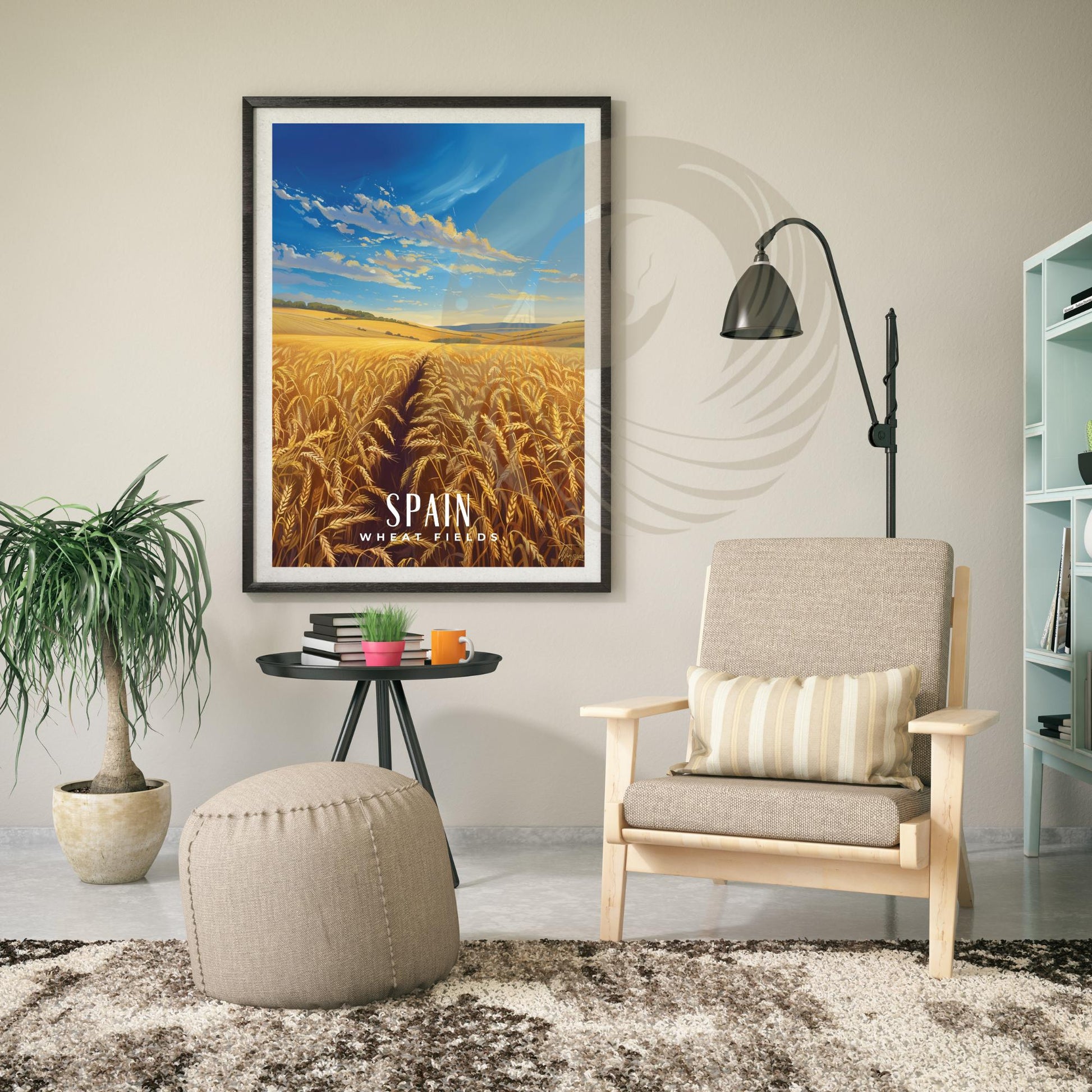 Poster Kitchen | Wheat Fields Poster | Travel Souvenir | Gift Idea |Spain Travel Print