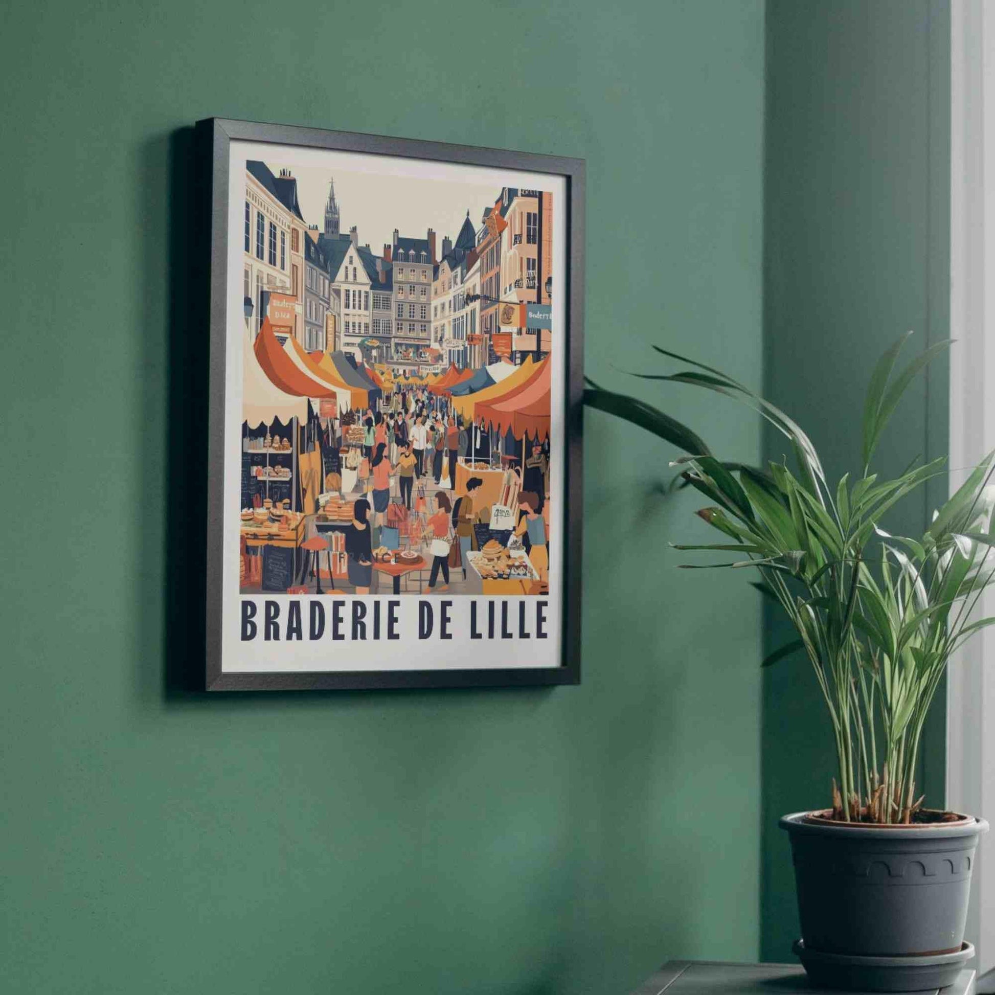 Affiche Braderie de Lille | Impression Lille, France