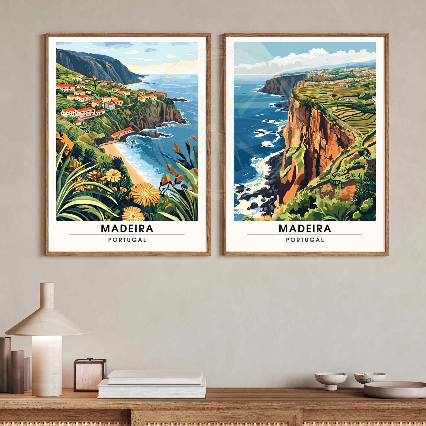 Madeira Poster | Madeira print, Portugal