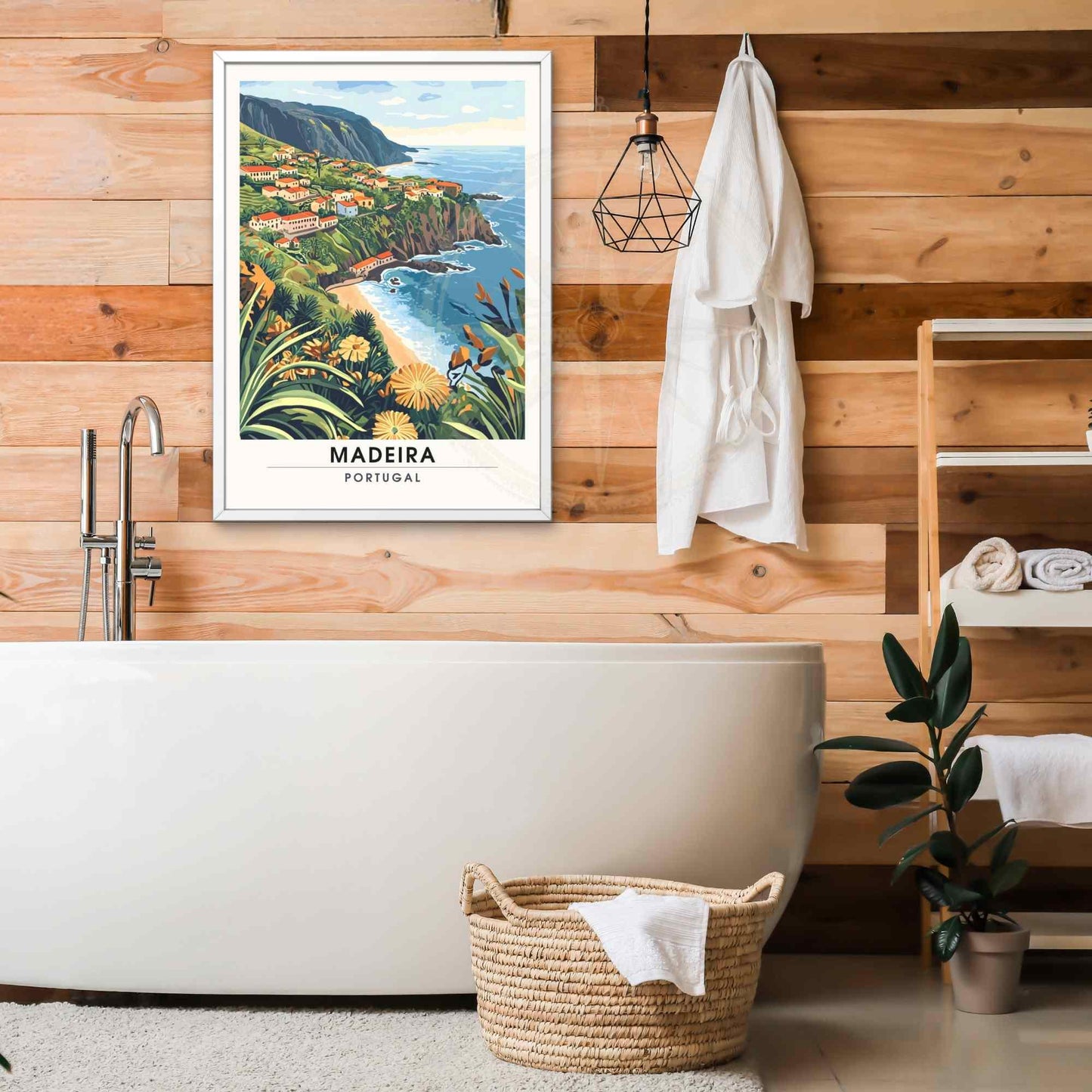 Madeira Poster | Madeira print, Portugal