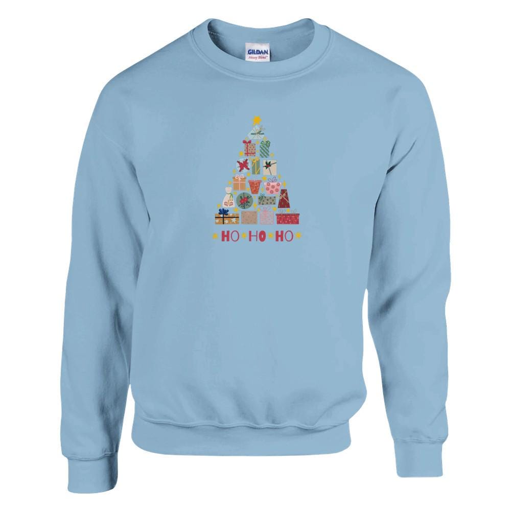 Sweat unisexe Noël - Sapin de noël et cadeau - 10 couleurs disponibles