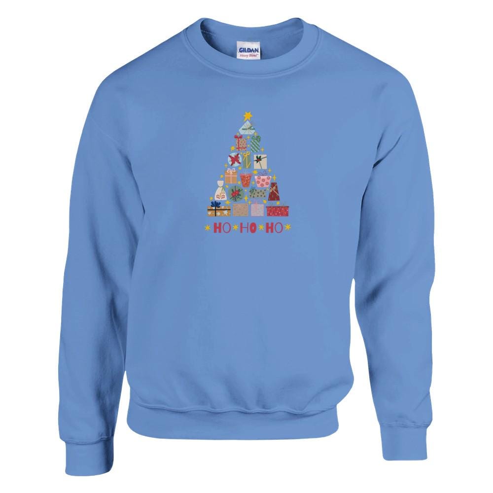 Sweat unisexe Noël - Sapin de noël et cadeau - 10 couleurs disponibles